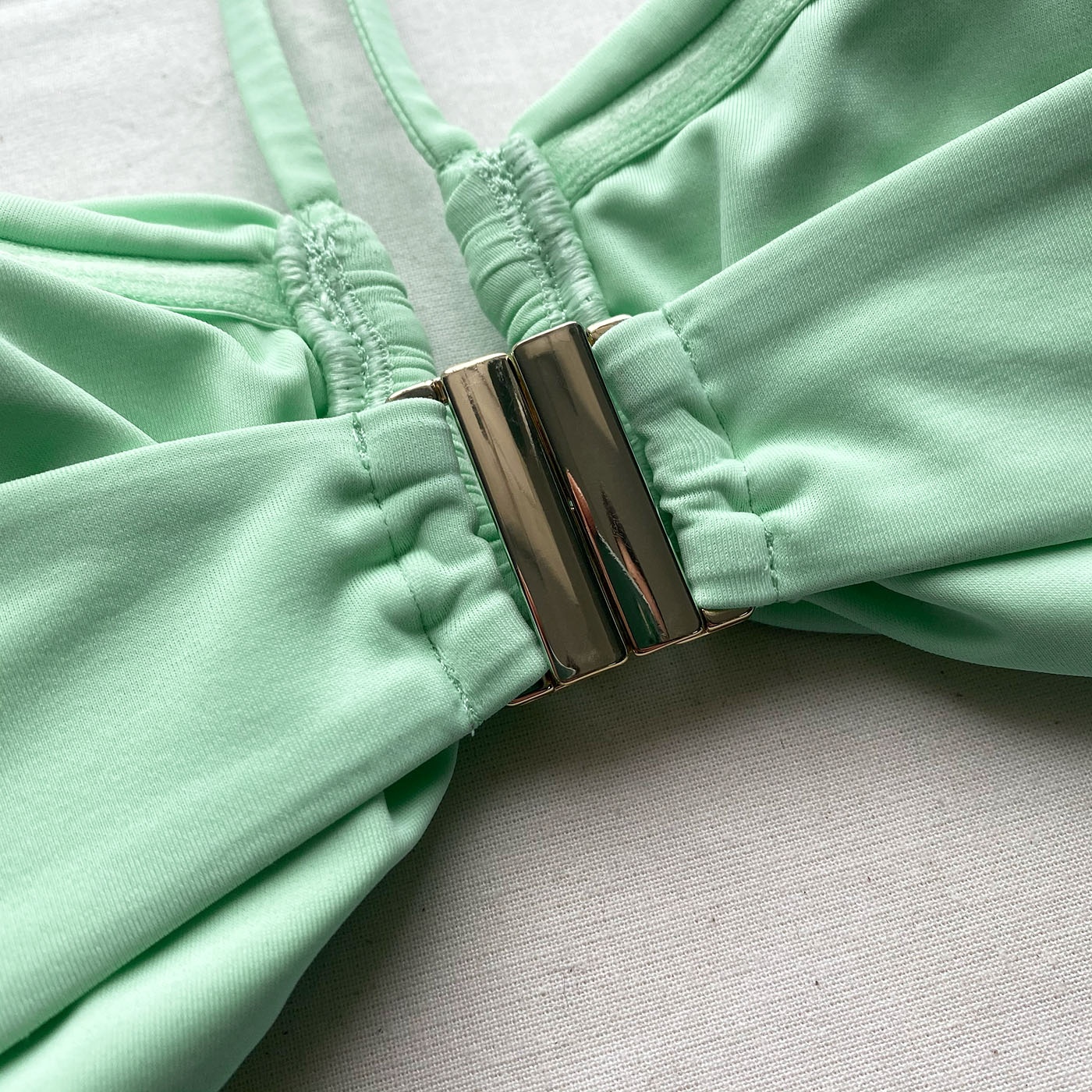 Spearmint Halter Neck Bikini Top - 5