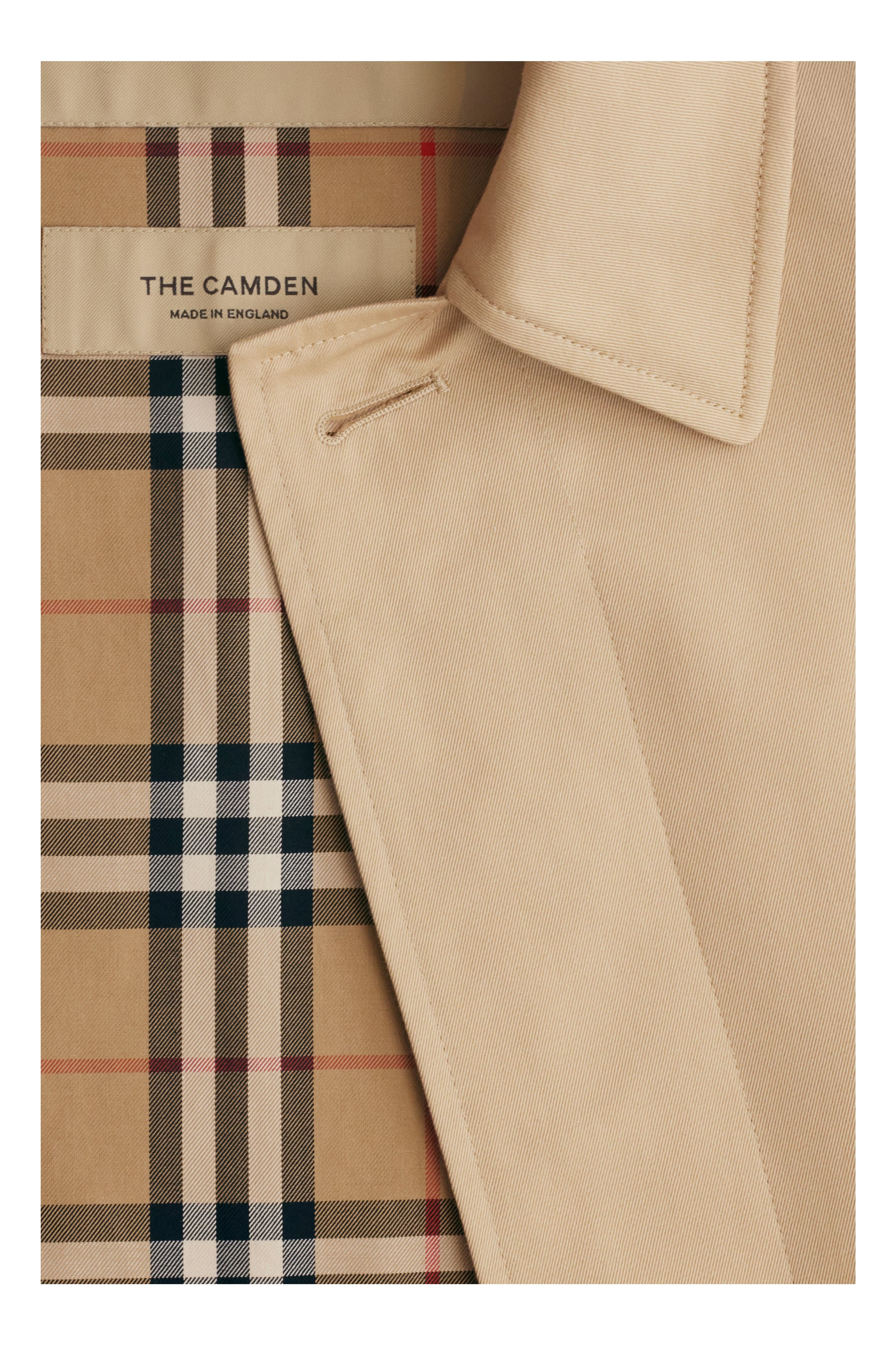 burberry Mid-length Camden Heritage Car Coat in Honey at Nordstrom - 7