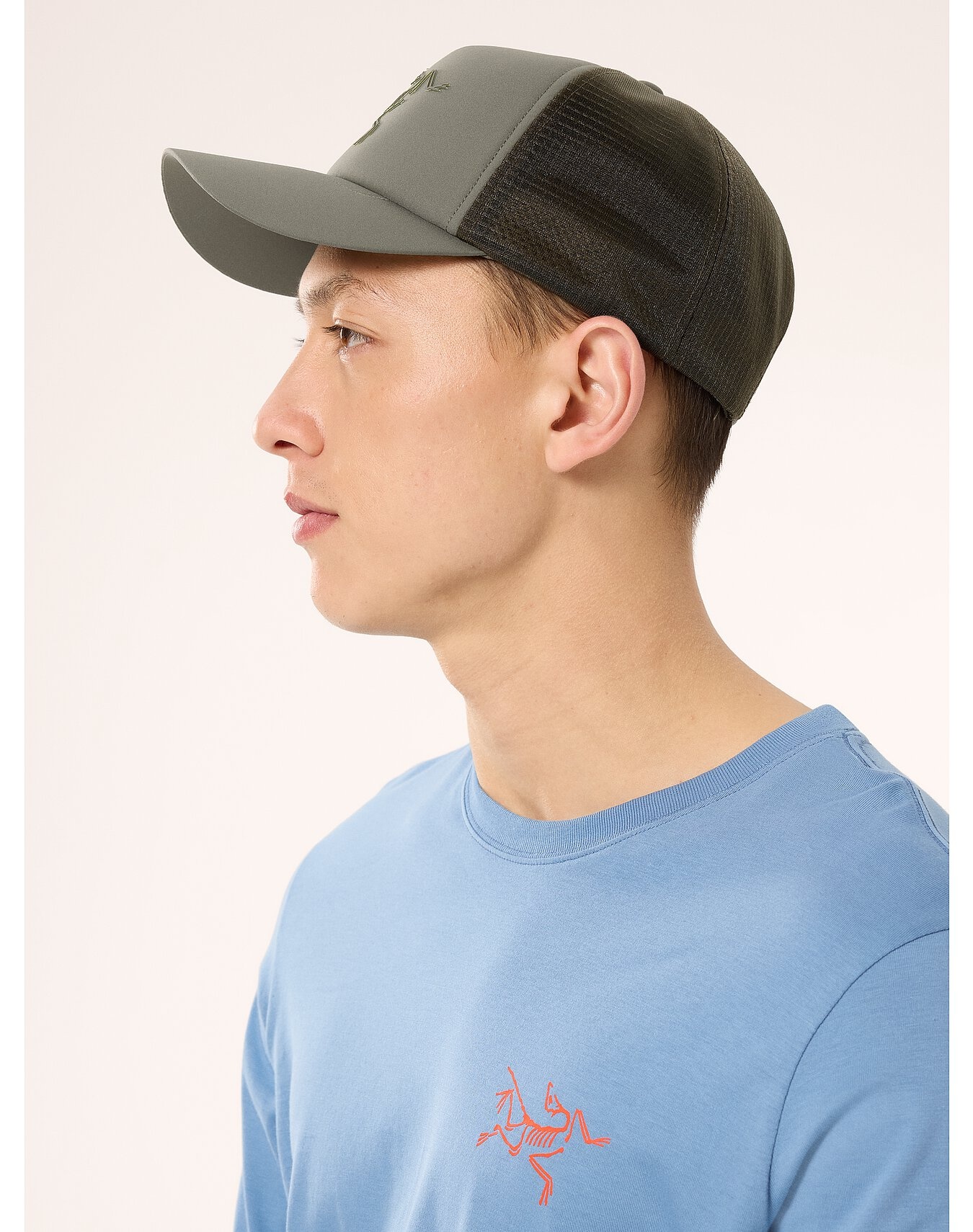 Bird Trucker Curved Brim Hat - 6