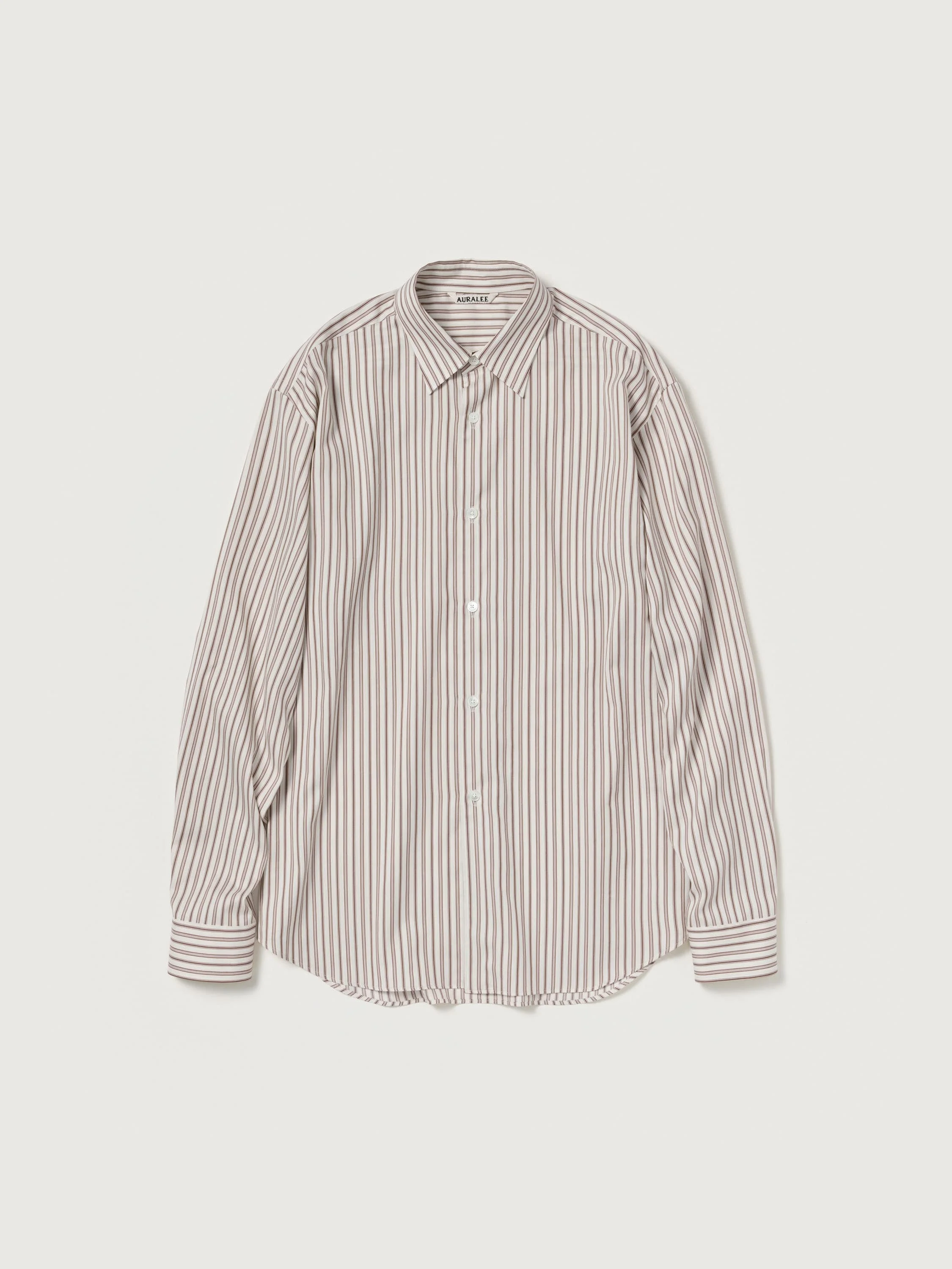 COTTON SILK STRIPE SHIRT - 1