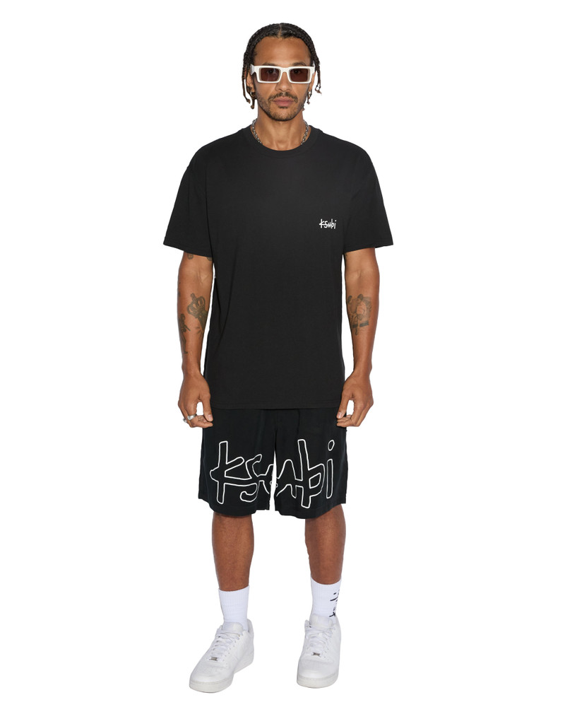 Ksubi ALL DAY BIGGIE SS TEE JET BLACK outlook