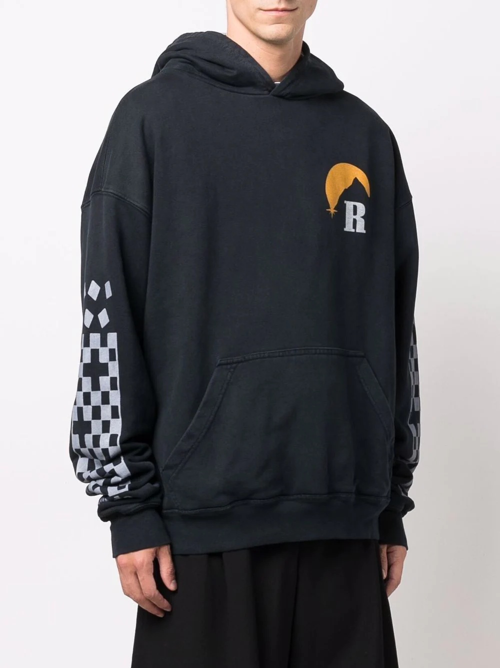 logo-print hoodie - 3