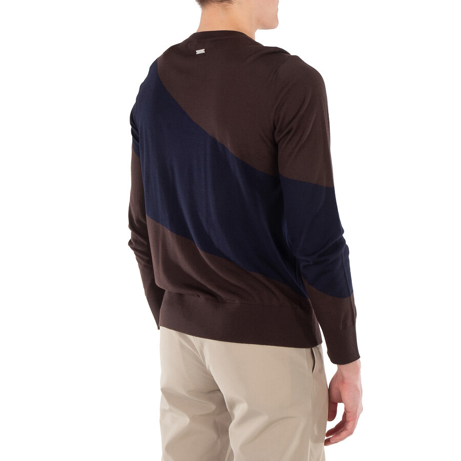 Ferragamo Virgin-Wool Fine-Knit Crew Neck Jumper - 3