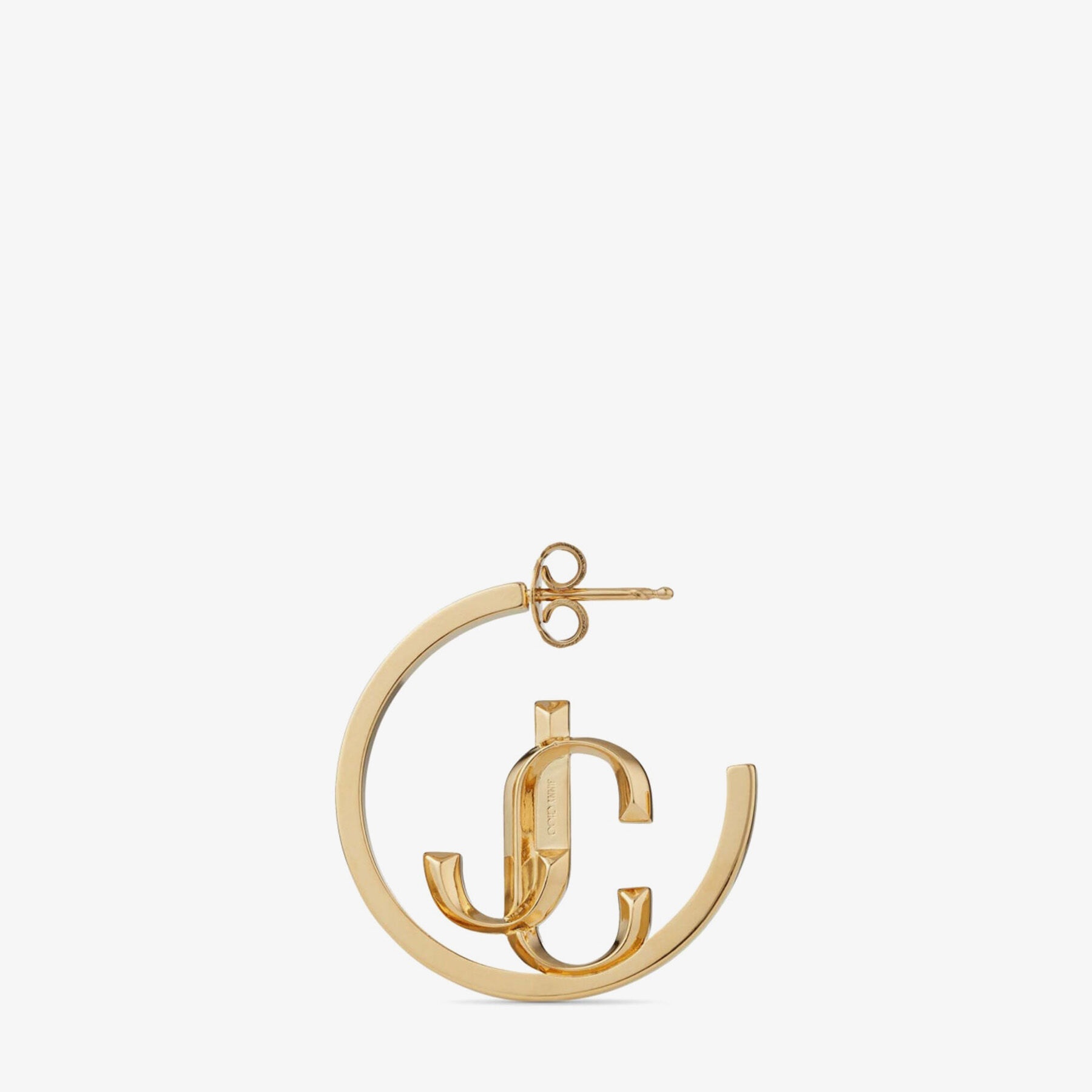 JC Monogram Hoops
Gold-Finish Metal JC Monogram Hoops - 3