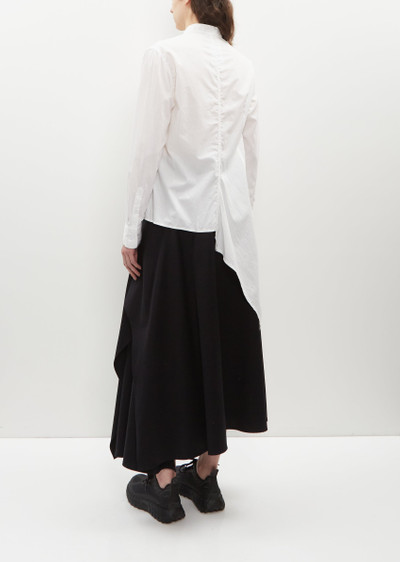 Yohji Yamamoto Asymmetric Flare Cotton Blouse outlook