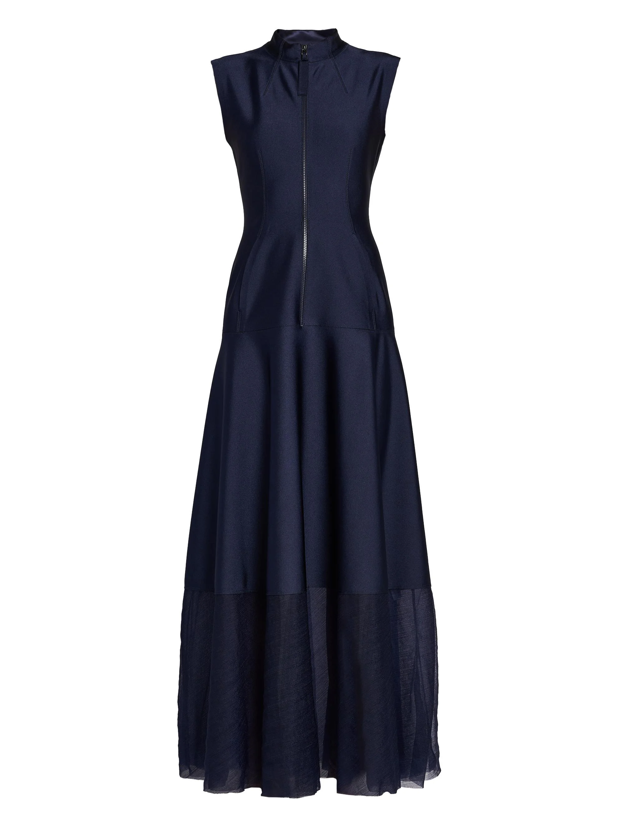 Women's A-Line Maxi Dress - Blue - 1