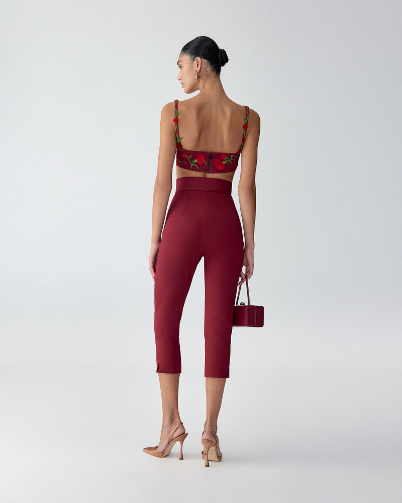 Floral-Embroidered Bandeau Top 3