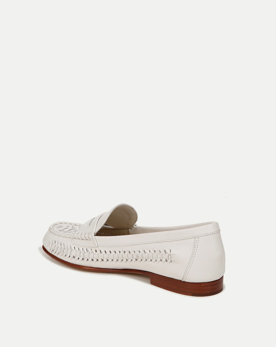 PENNY WOVEN LEATHER LOAFER - 3