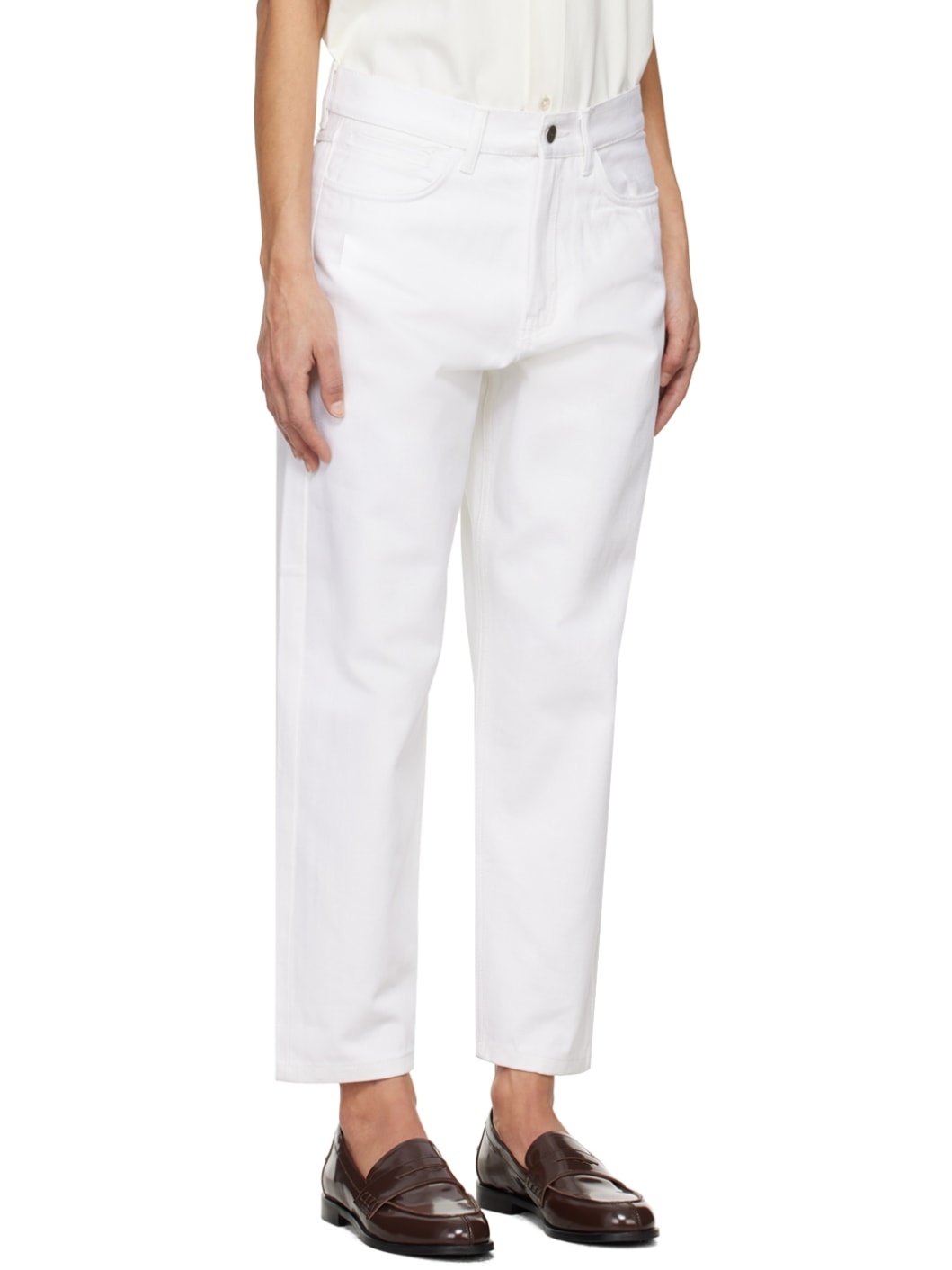 White Avanti Jeans - 2