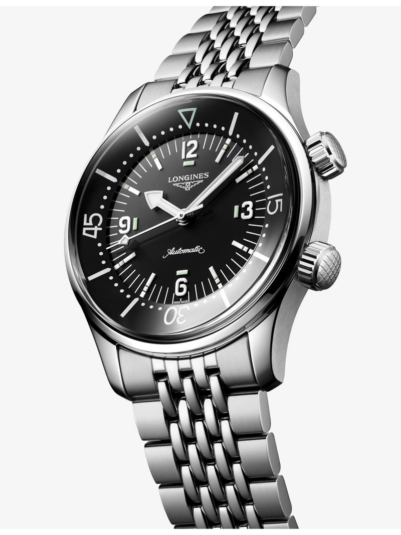 Longines L3.764.4.50.7 Legend Diver Stainless-Steel Automatic Watch outlook