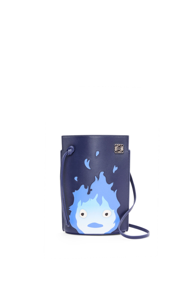 Calcifer dice pocket in classic calfskin 1