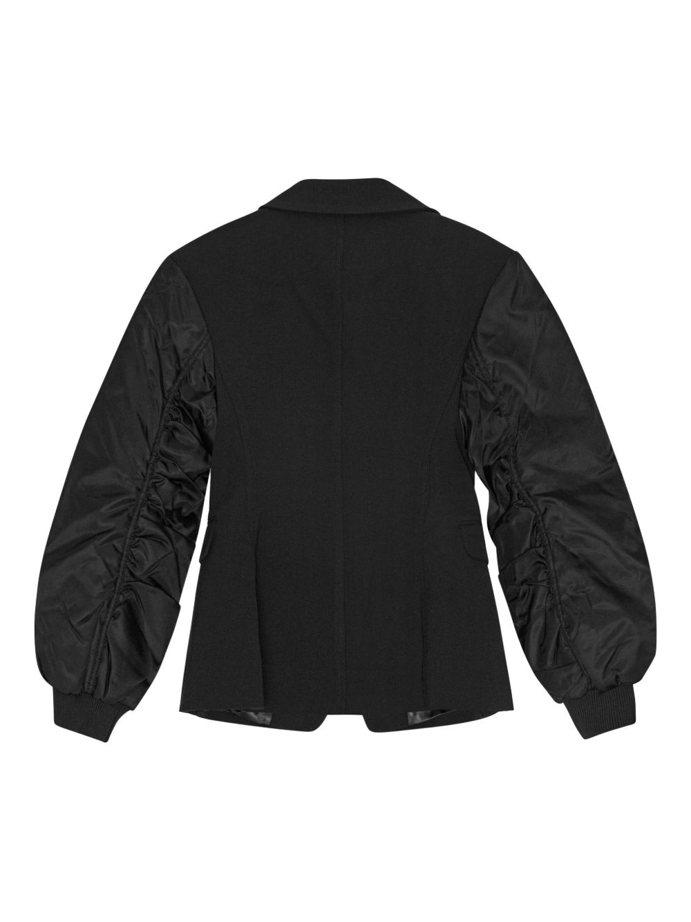 contrast-sleeve blazer - 7