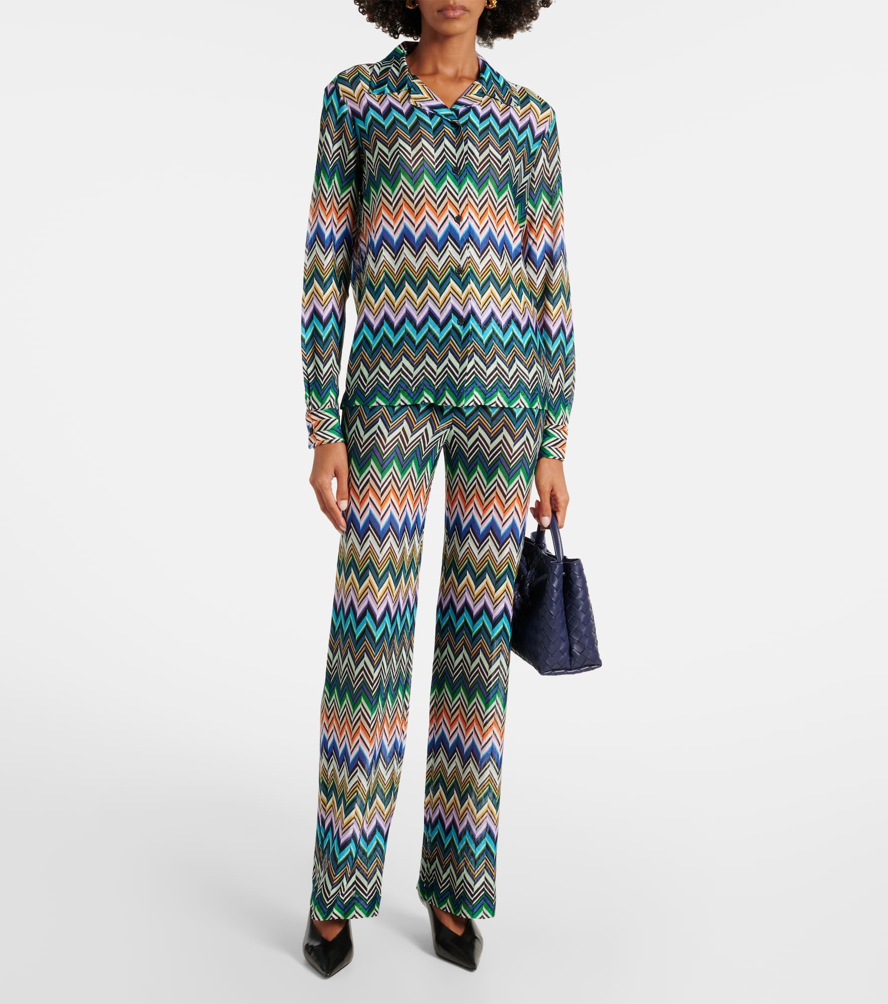 Zig Zag straight pants - 2