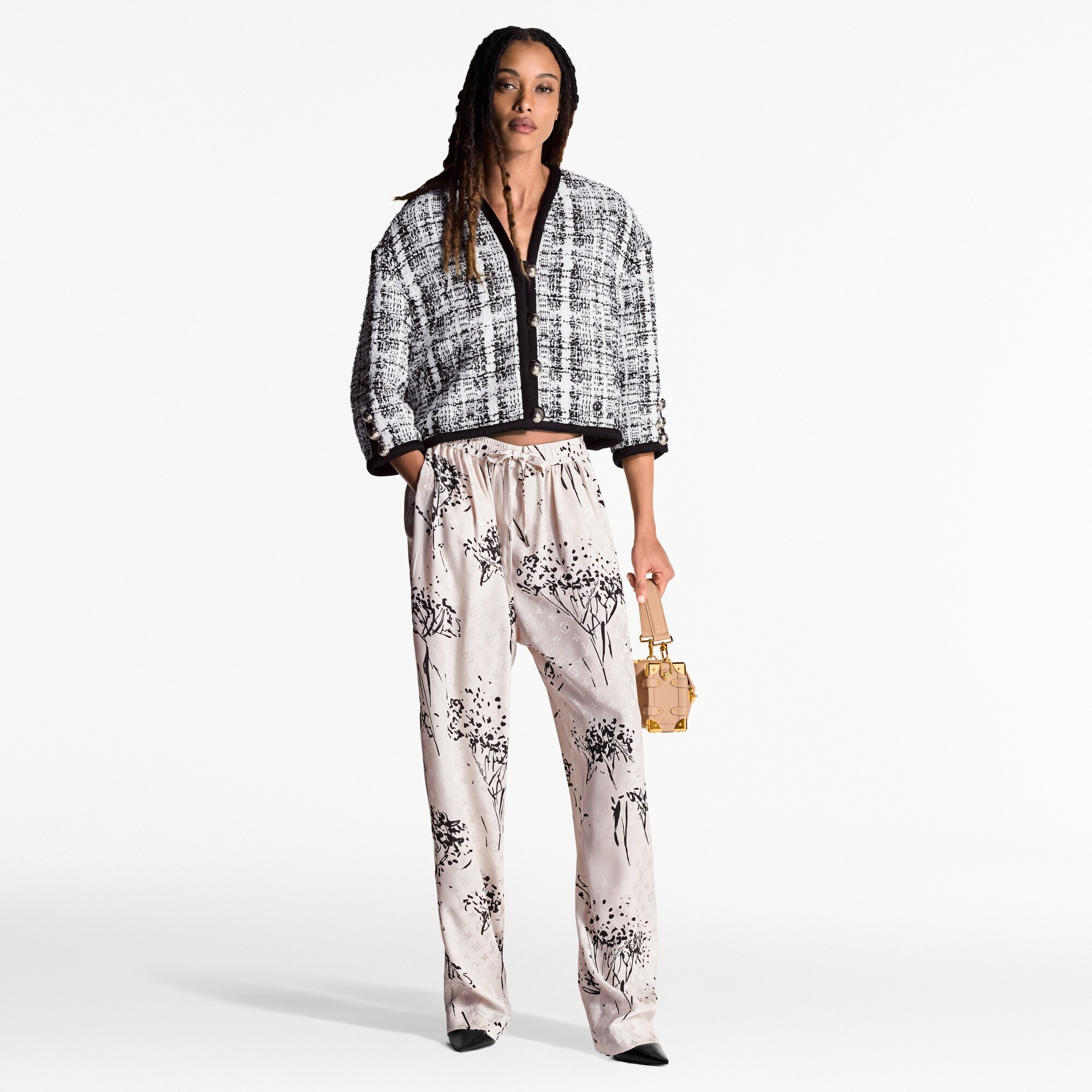 Monogram Tree Pajama Pants - 4