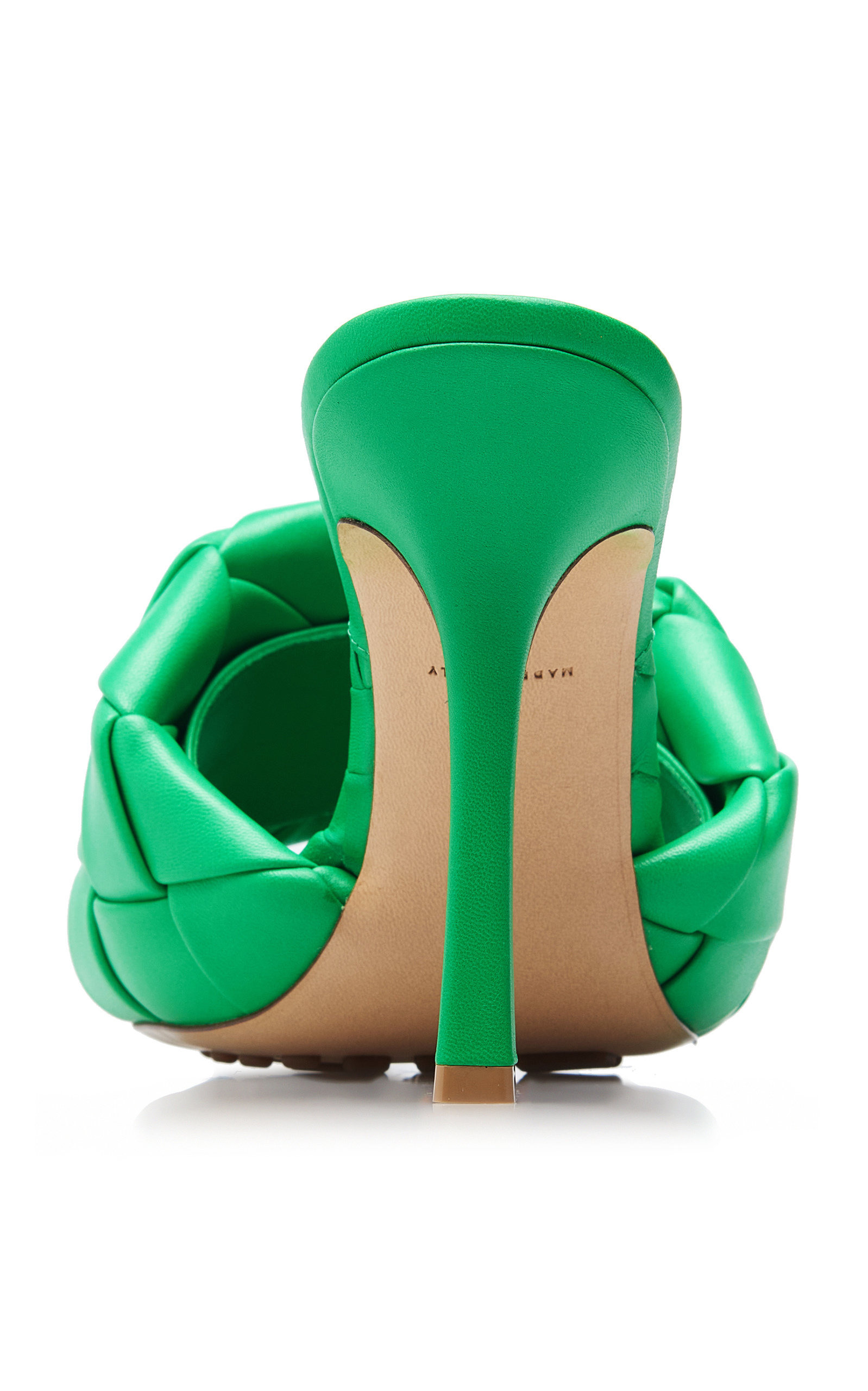 The Lido Intrecciato Leather Sandals green - 6
