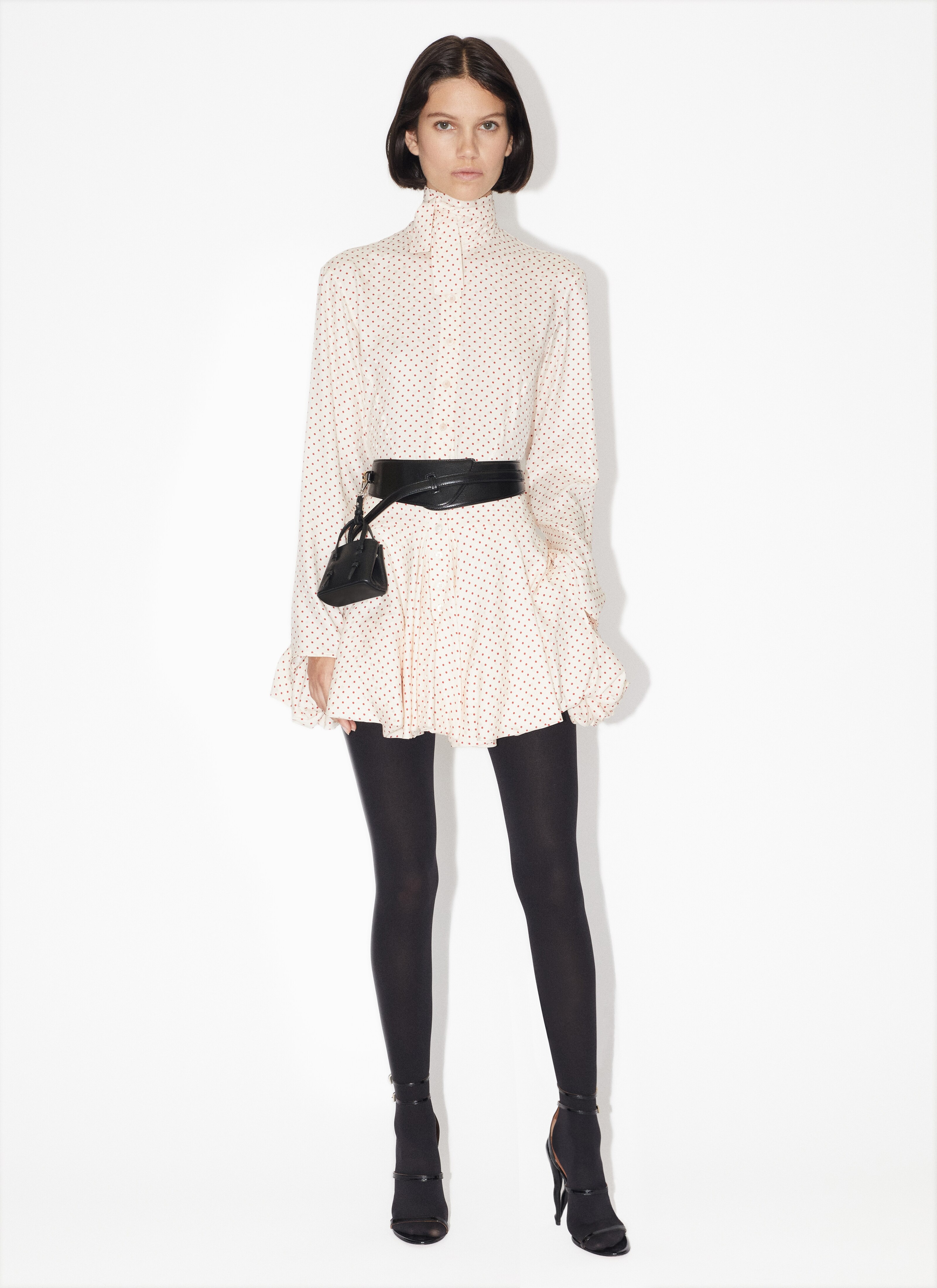 POLKA DOTS BUBBLE SKIRT - 2