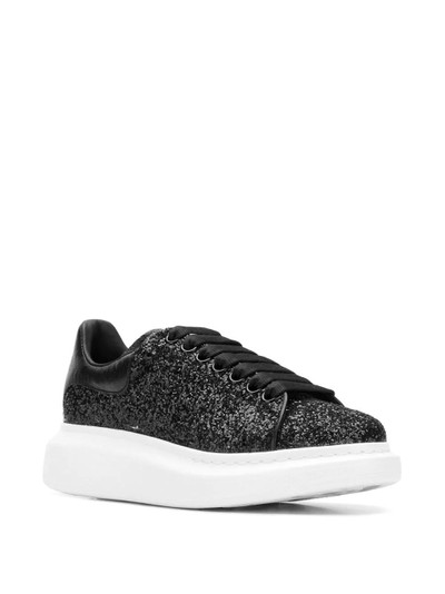 Alexander McQueen platform glitter sneakers outlook