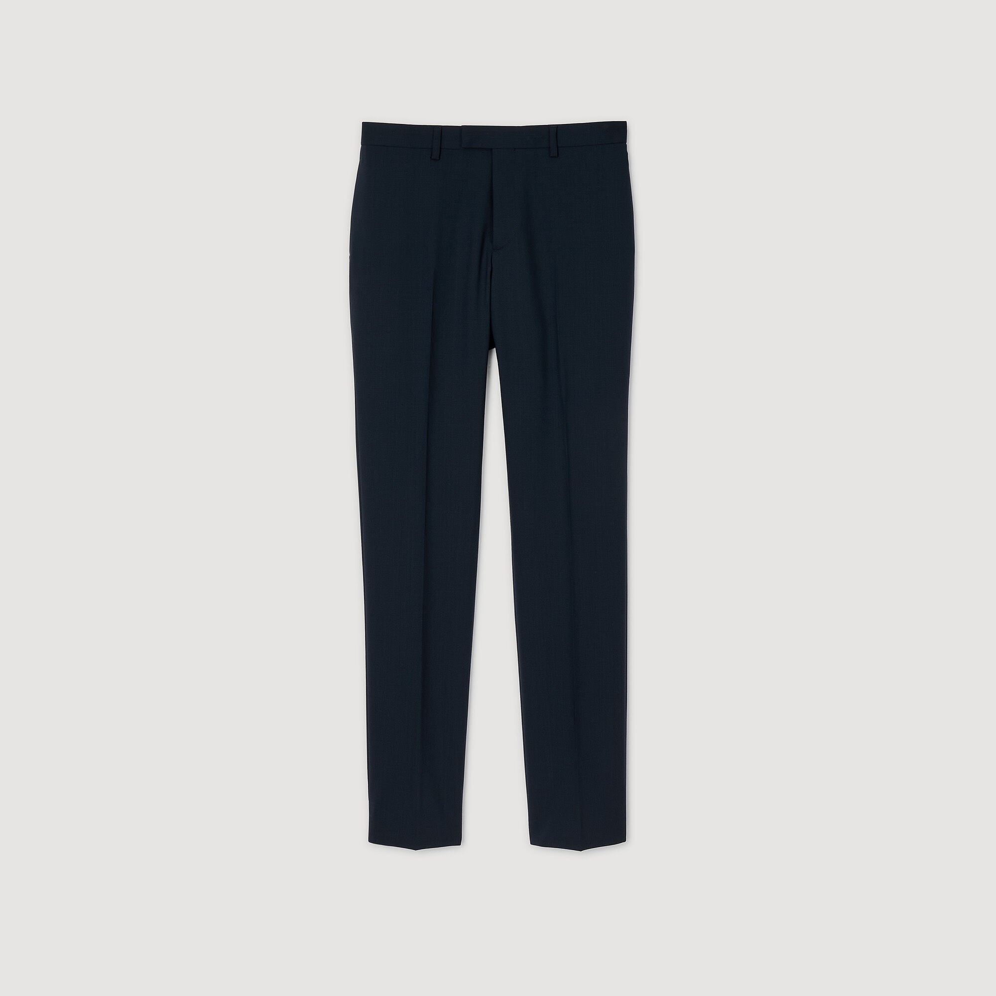 WOOL SUIT TROUSERS - 6