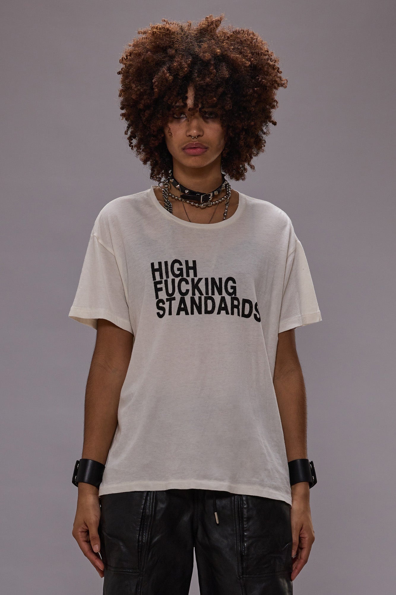 HIGH F STANDARDS BOY T - ECRU - 2