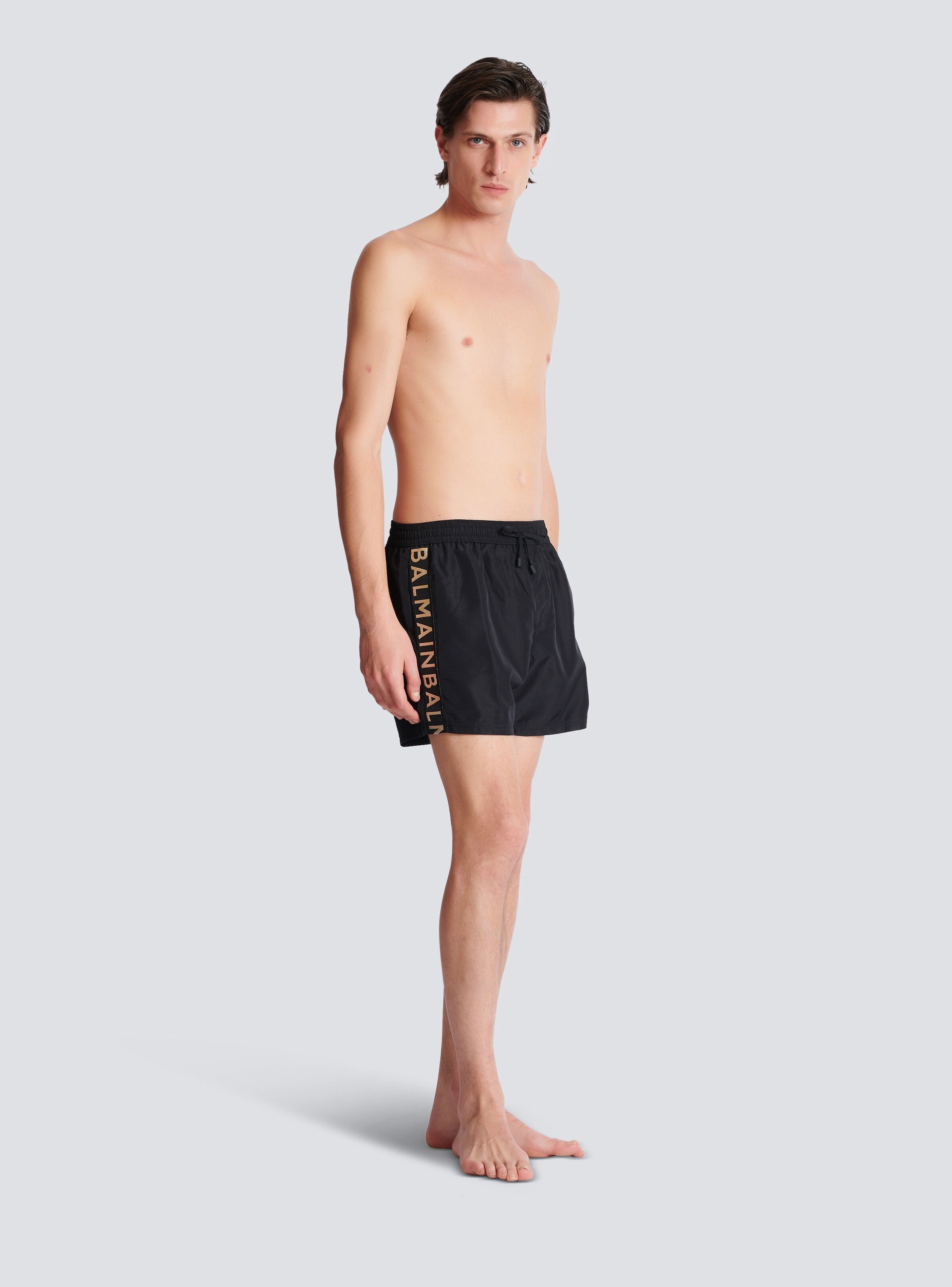 Balmain logo swim shorts - 3
