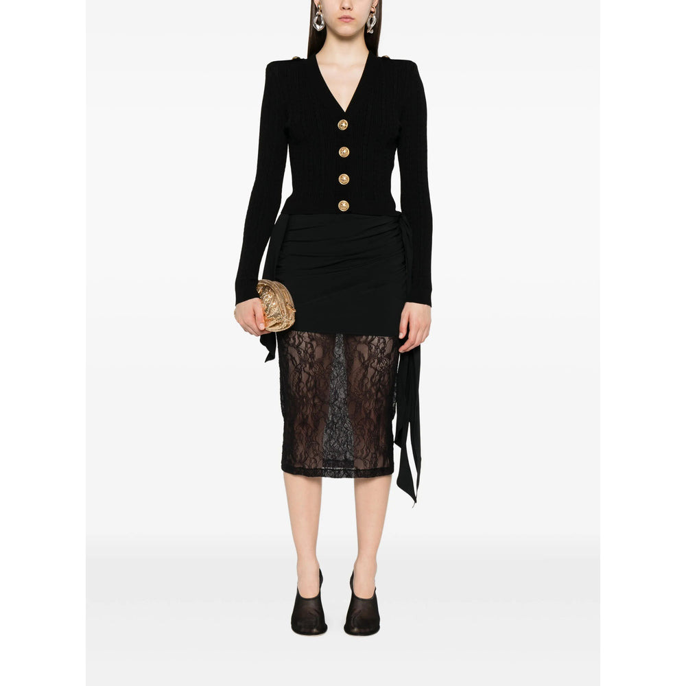 Balmain Black Knitwear - Cardigans Women - 3