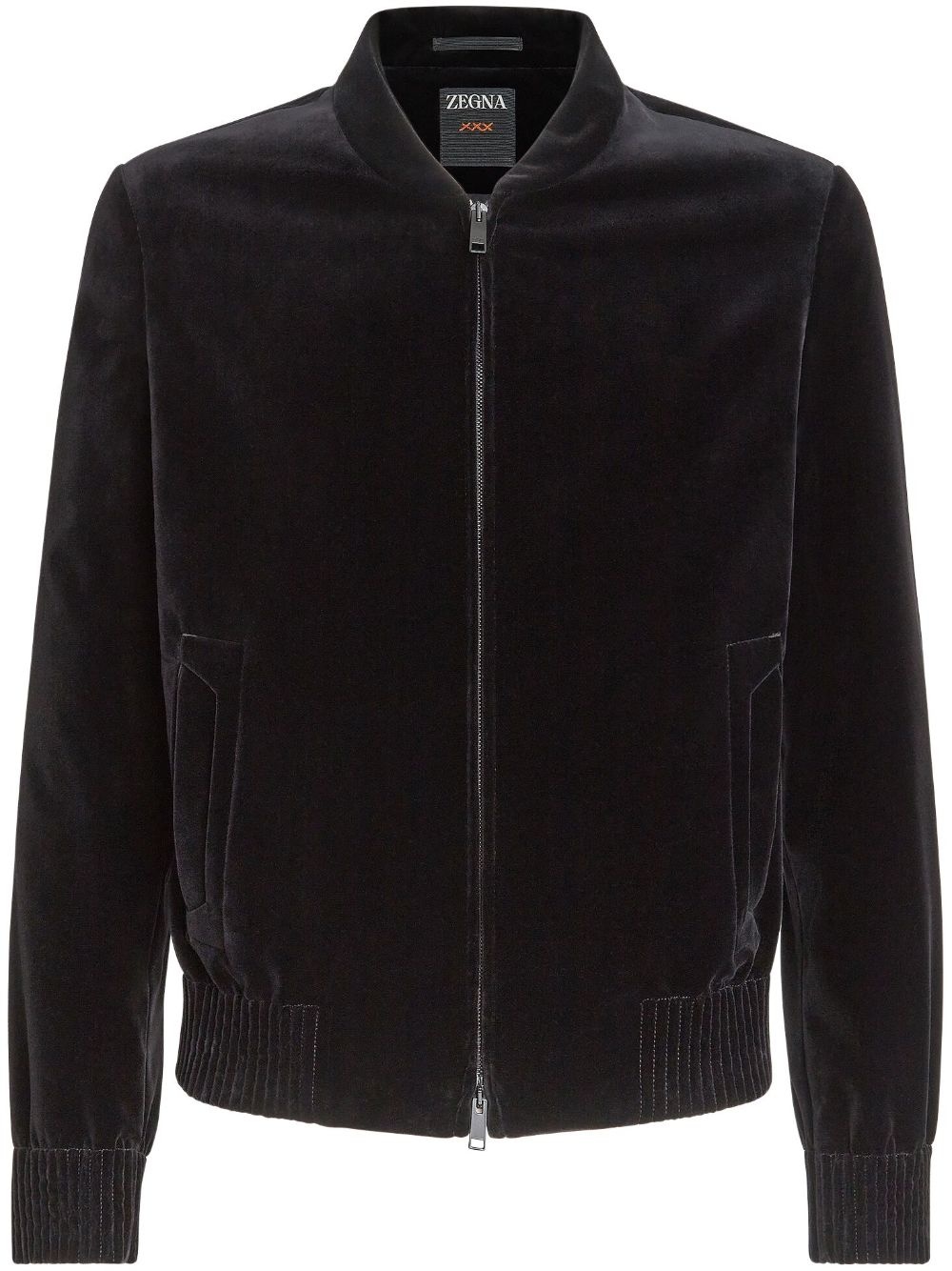 velvet bomber jacket - 1