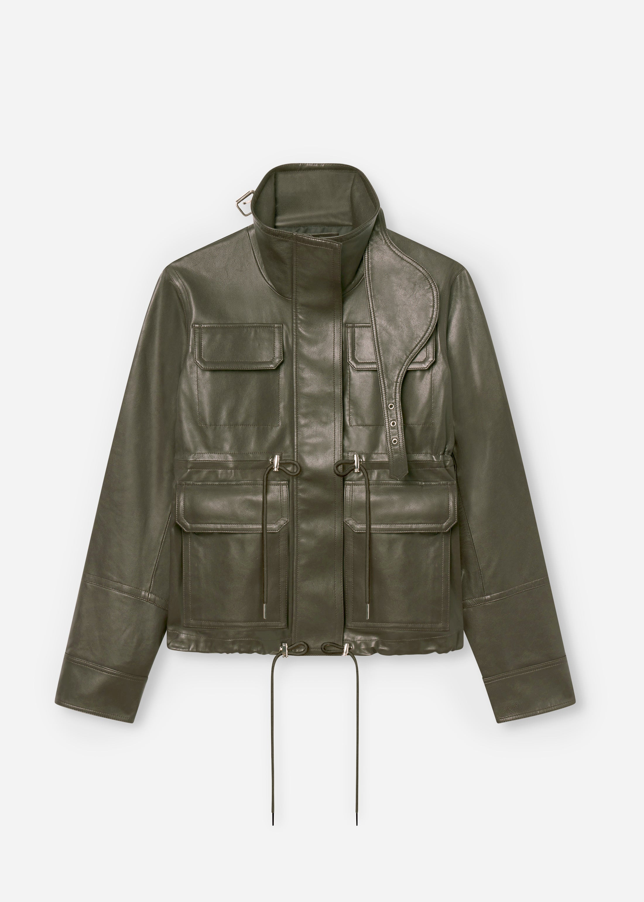 Military Jacket in Leather - 1