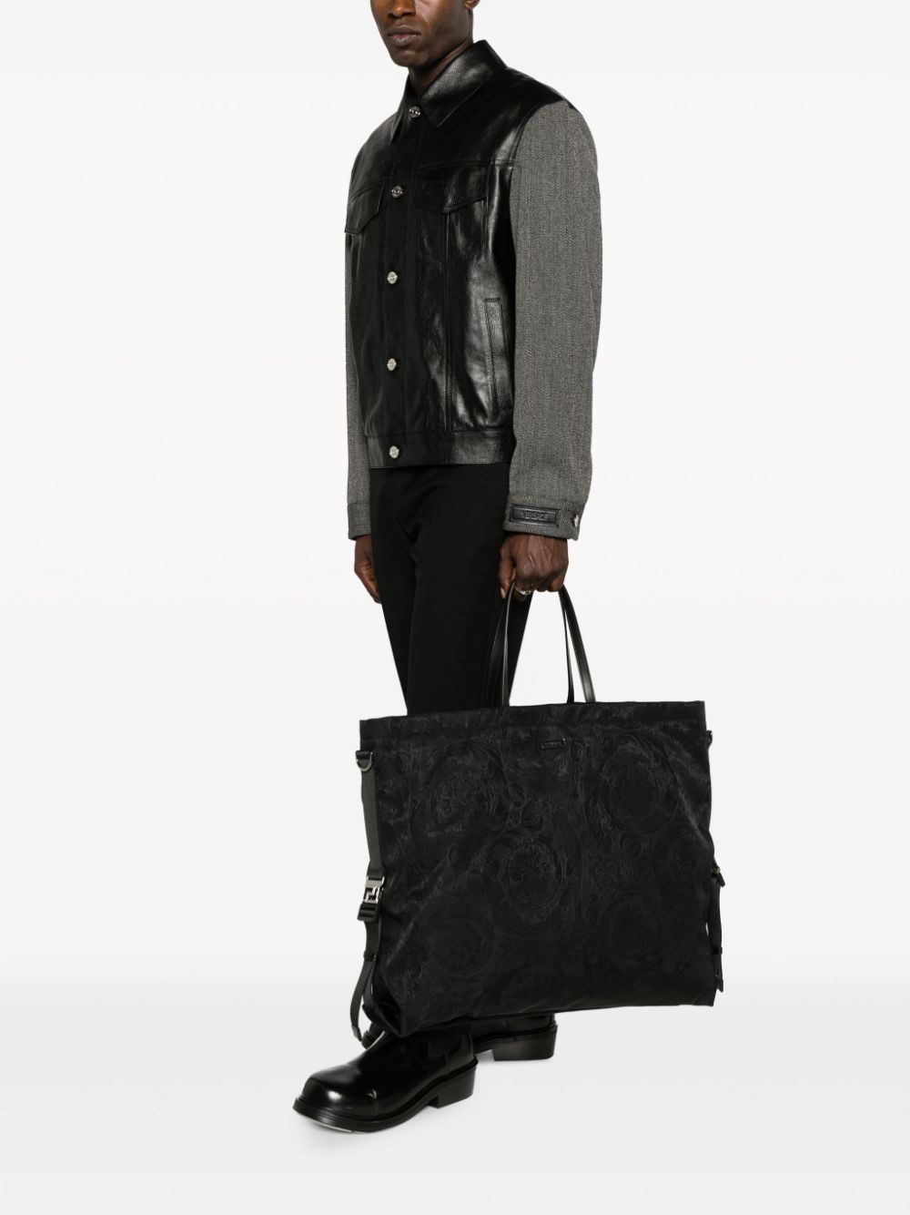 Neo Nylon jacquard tote bag - 2