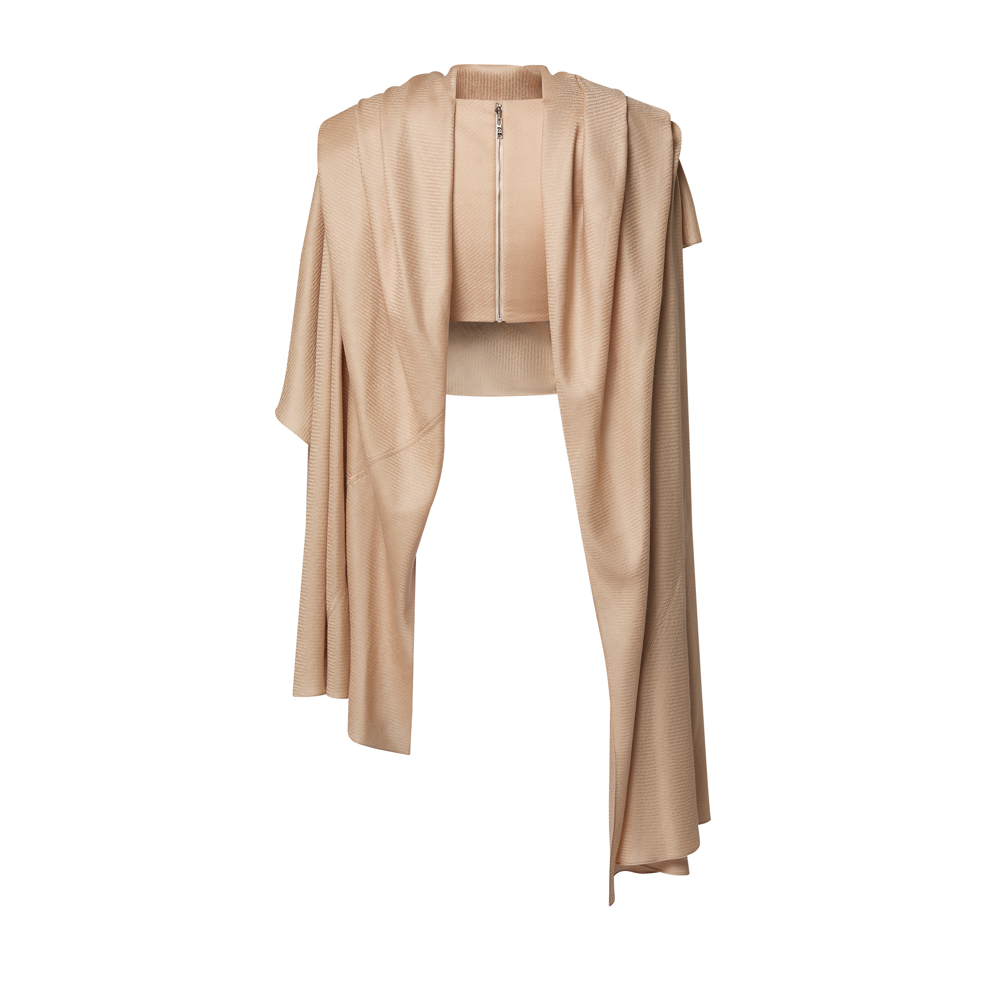 Trompe L’Oeil Scarf Top - 2