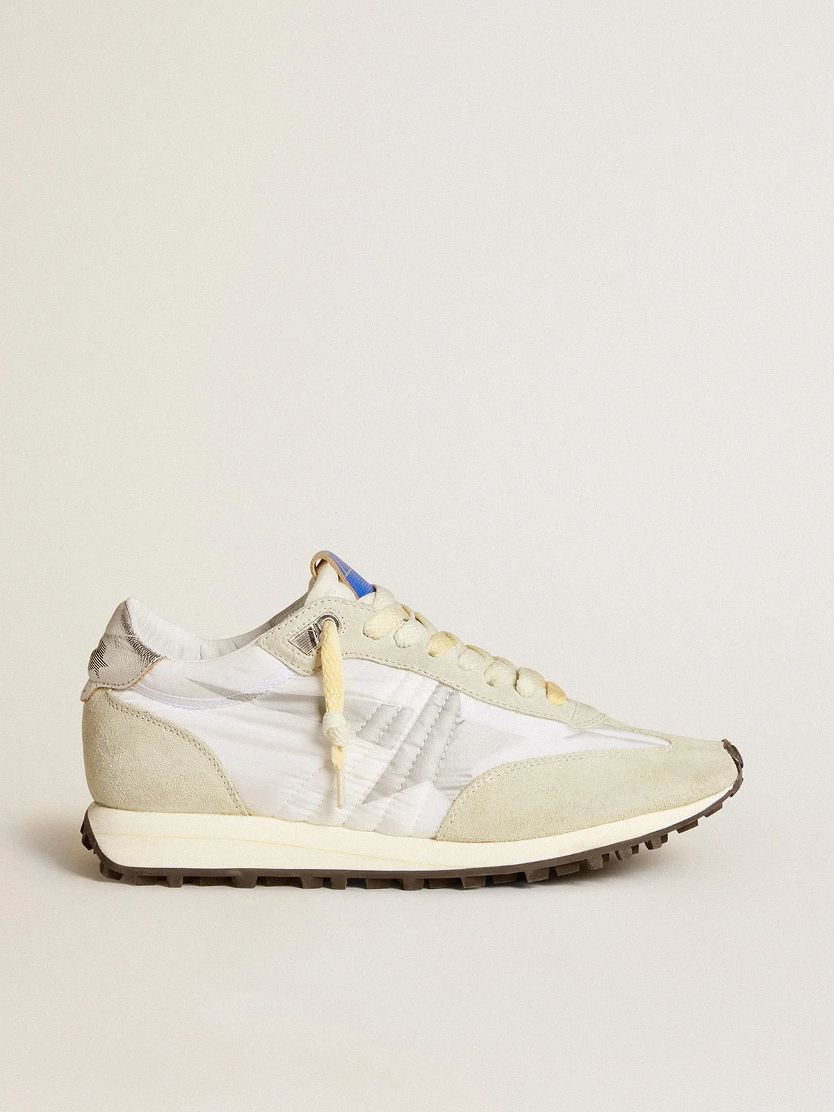 Women’s Marathon with white nylon upper and silver star - 1