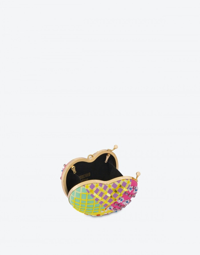 PATCHWORK EMBROIDERY HEART BAG 3