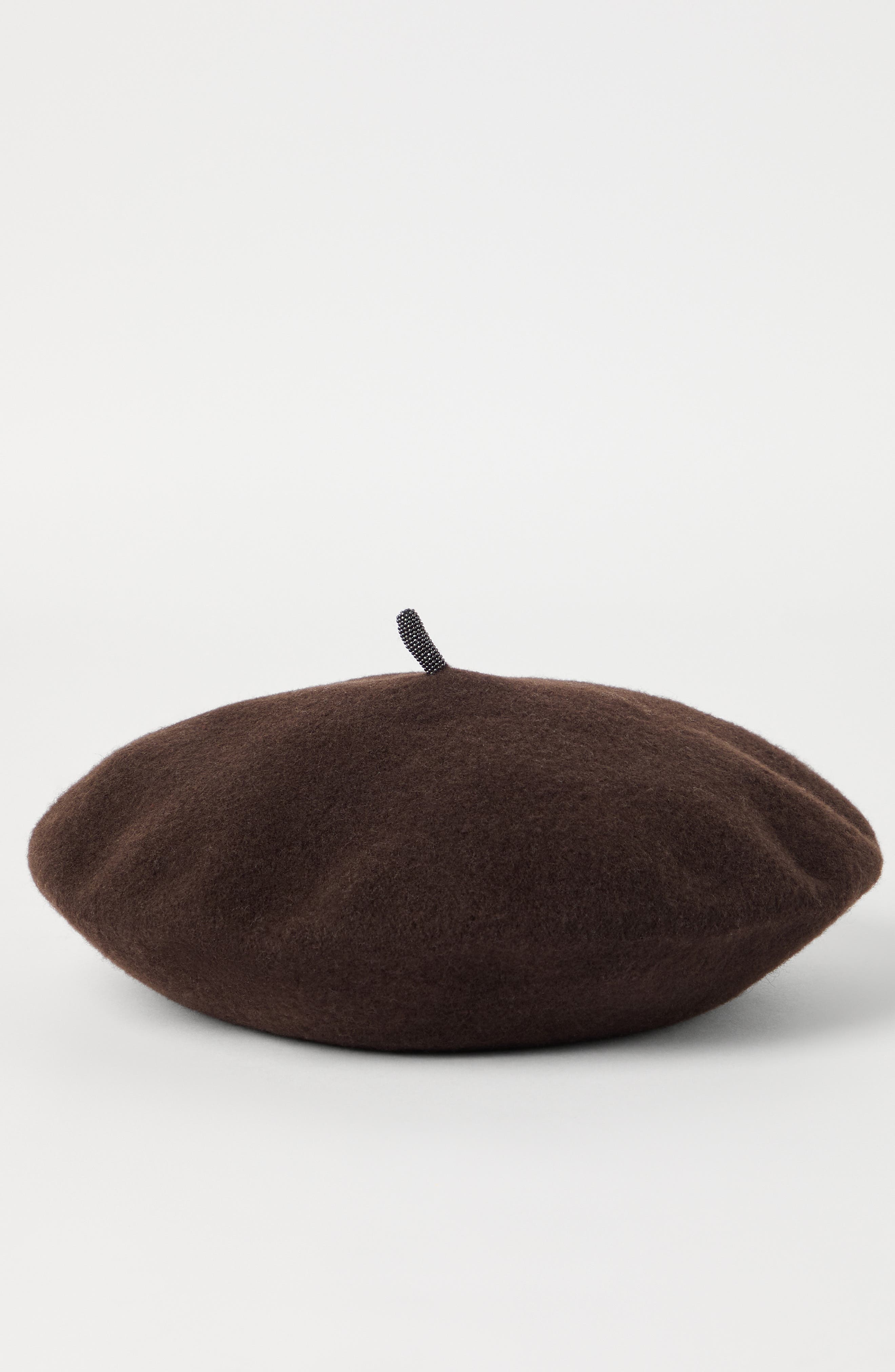 Brunello Cucinelli Wool beret in Cocoa at Nordstrom - 2