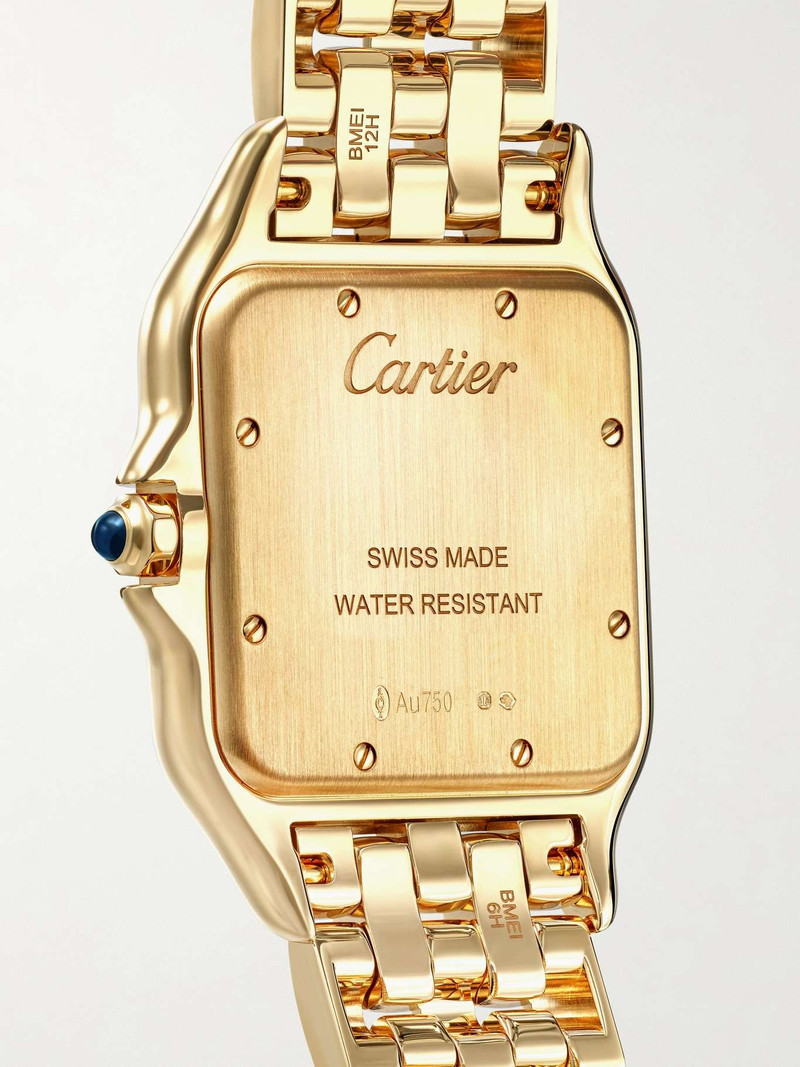 Panthère de Cartier Medium 31mm 18-karat gold watch White 4