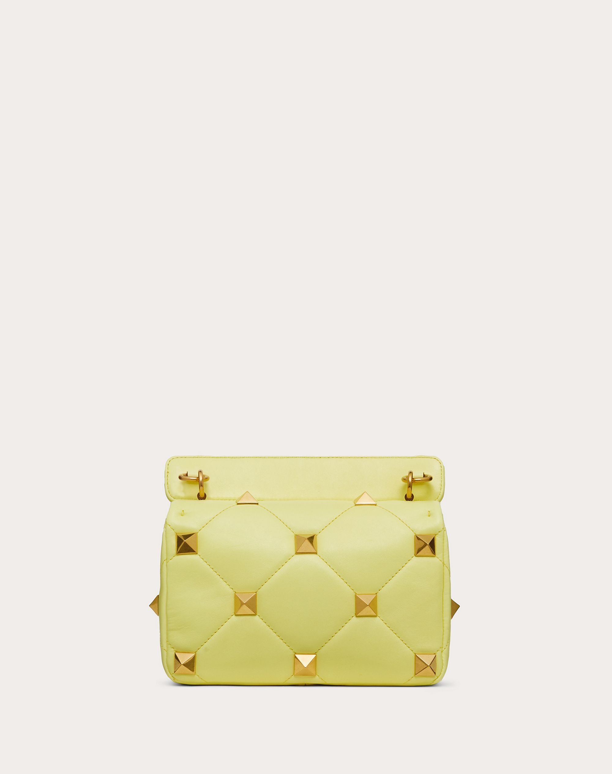 Medium Roman Stud The Shoulder Bag in Nappa with Chain - 3
