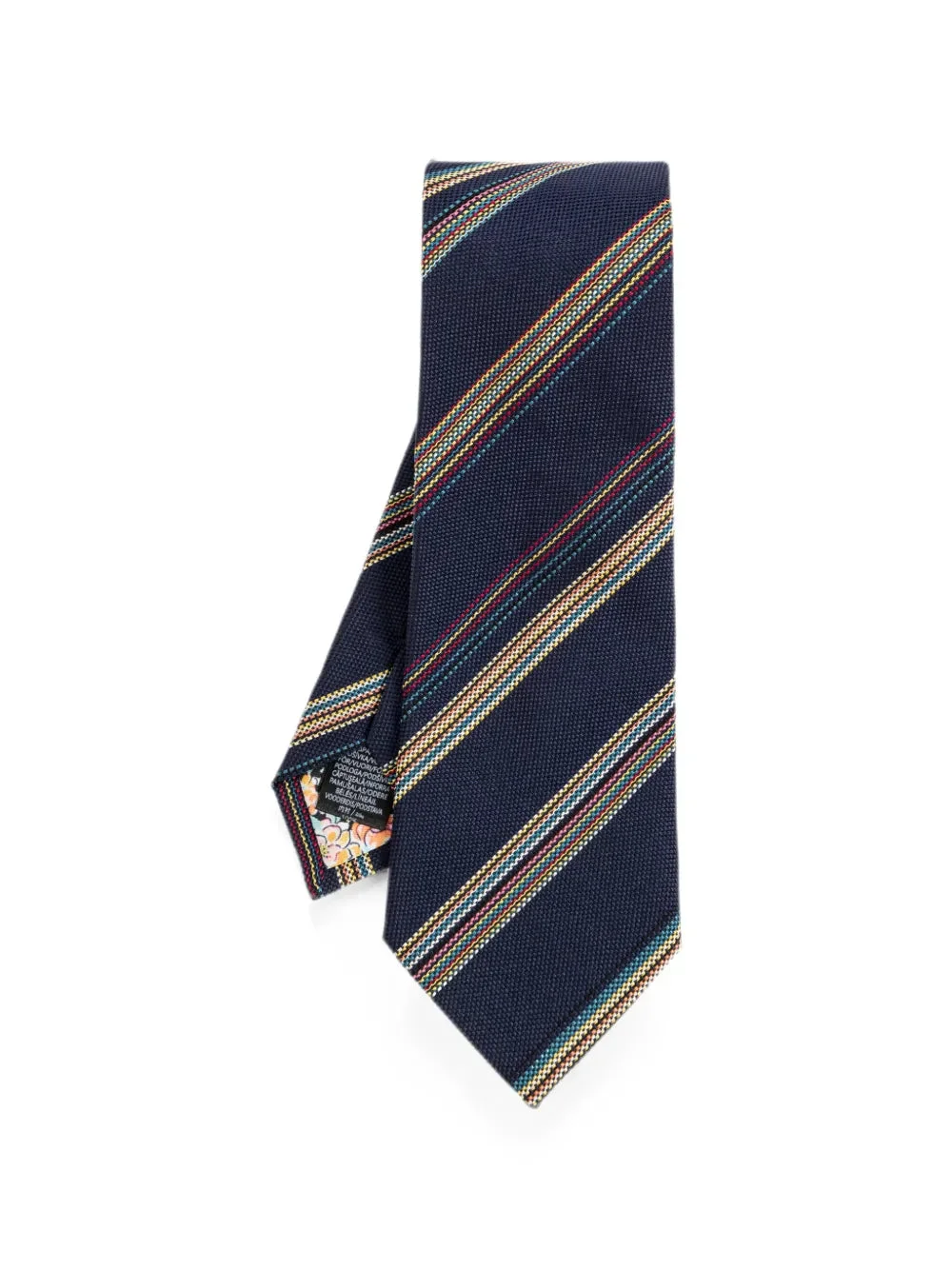 STRIPED SILK TIE - 1
