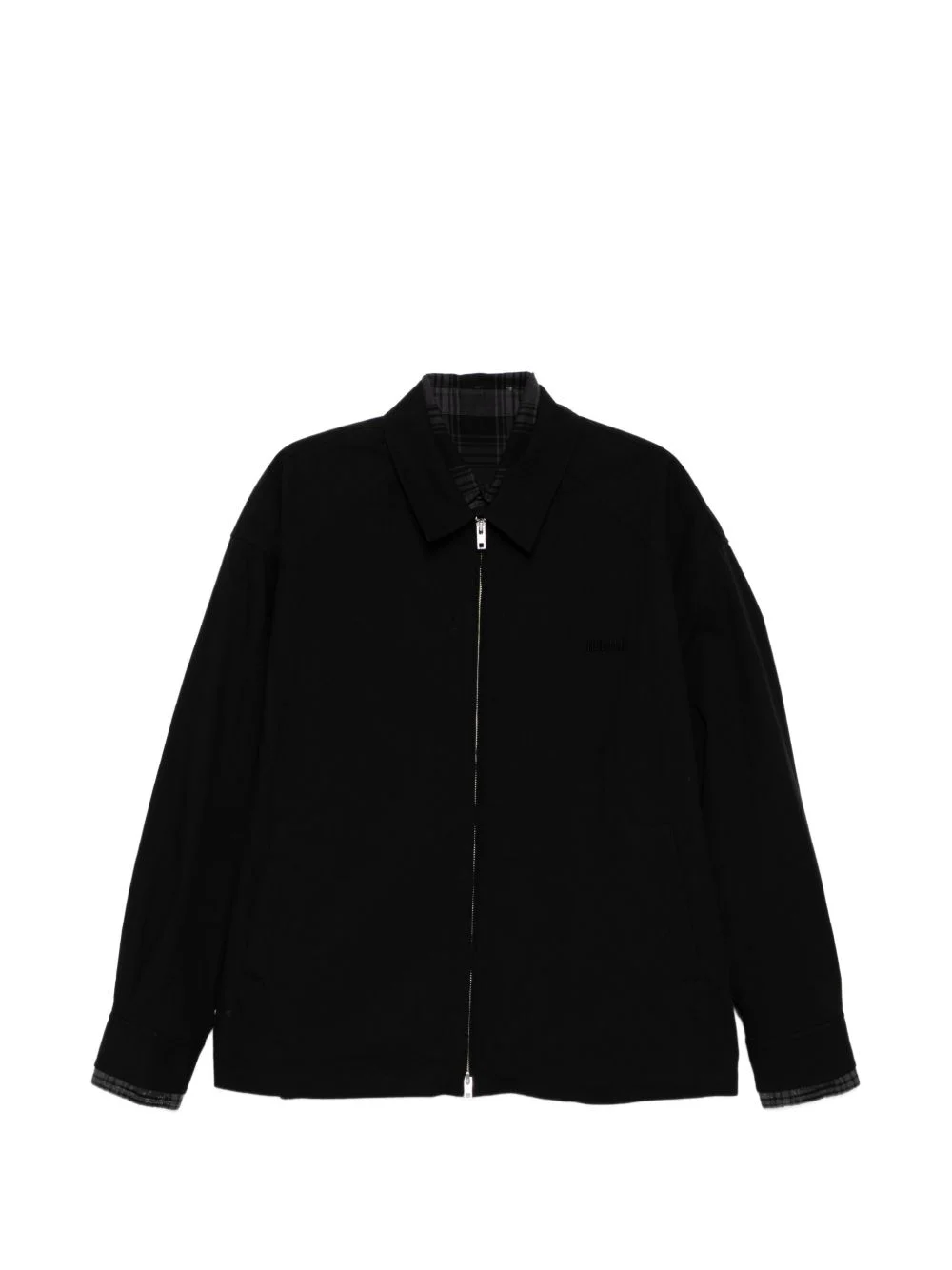 logo-embroidered jacket - 1