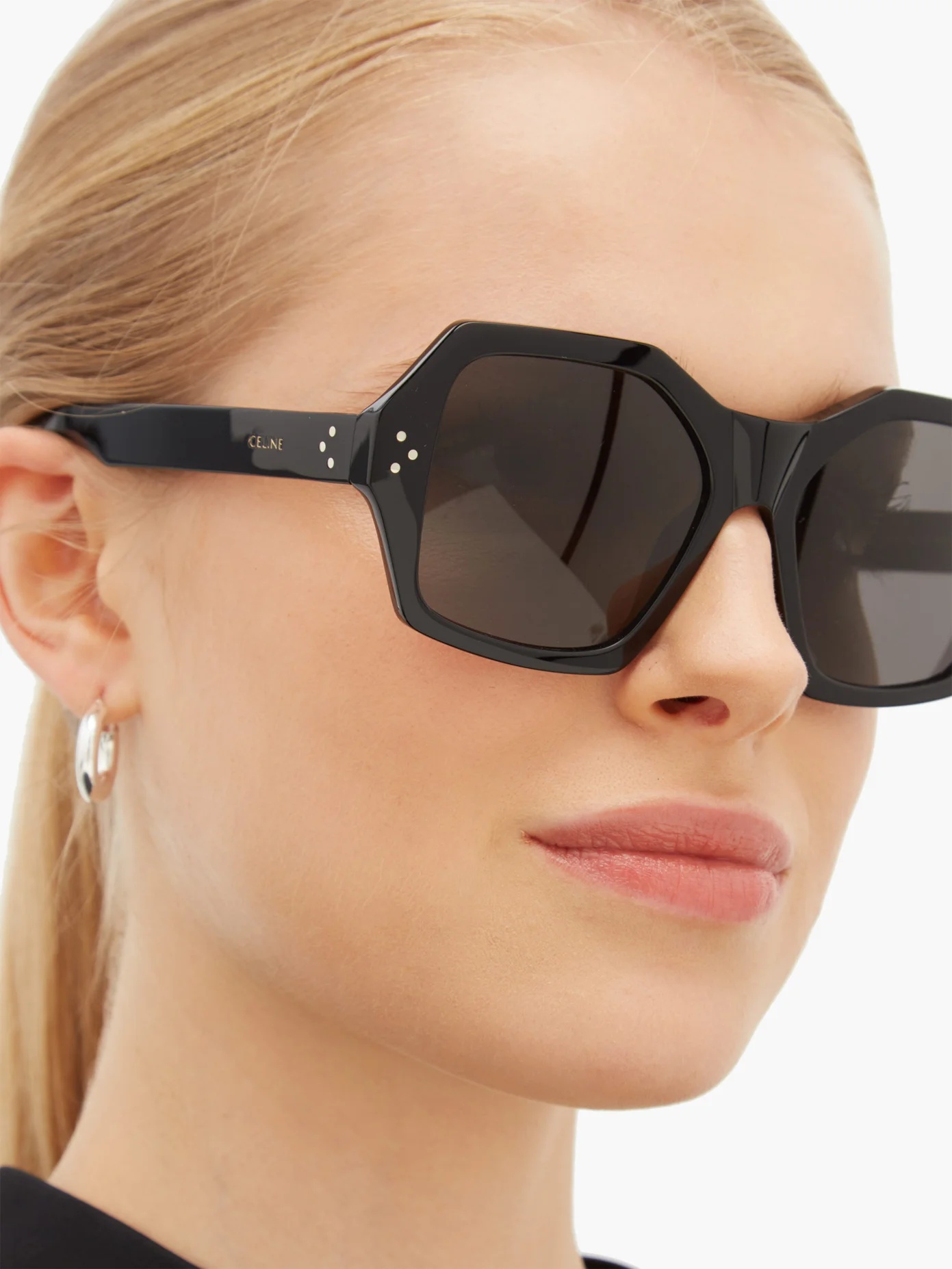 Angular acetate sunglasses - 3