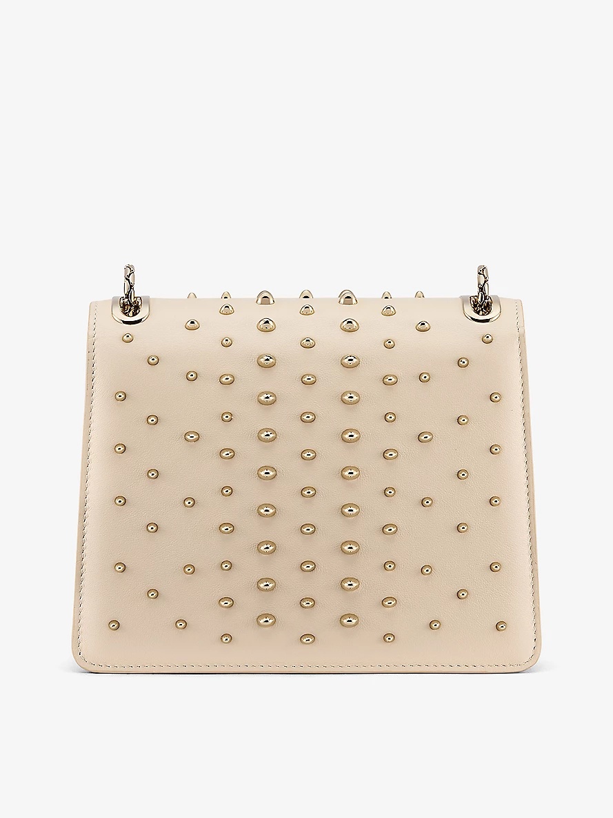 Serpenti Forever Day-to-Night small stud-embellished leather shoulder bag - 3