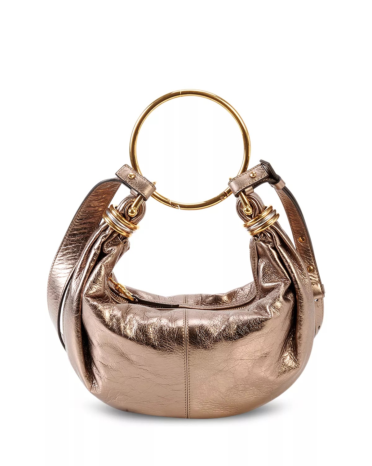 Small Bracelet Hobo Bag - 5
