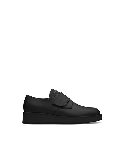 Prada Brushed leather Derby shoes with strap outlook