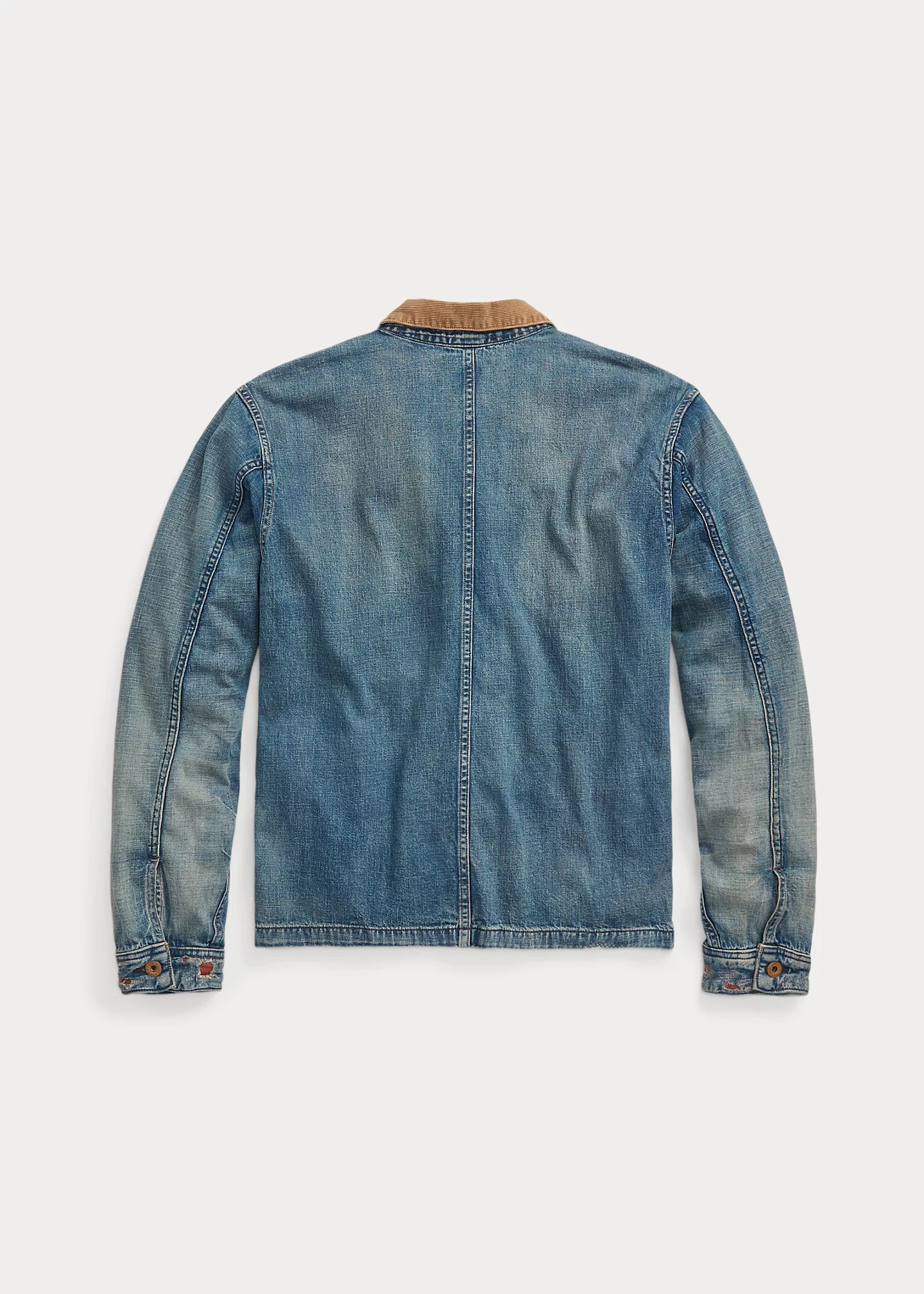 RRL by Ralph Lauren Repaired Campton Denim Work Jacket | REVERSIBLE