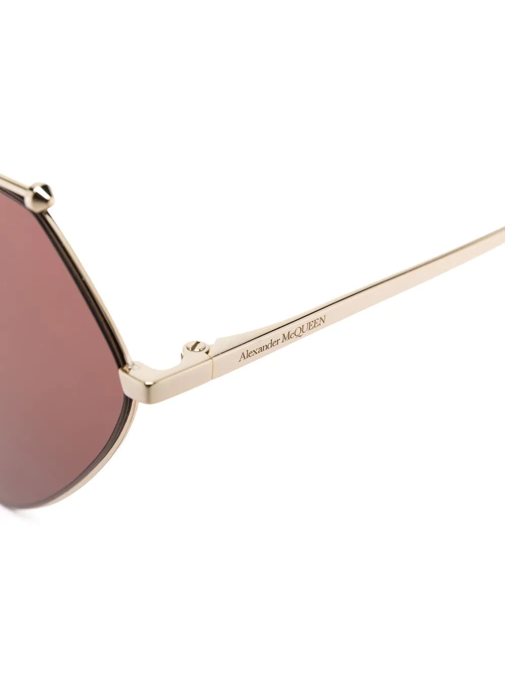 angled aviator sunglasses - 3