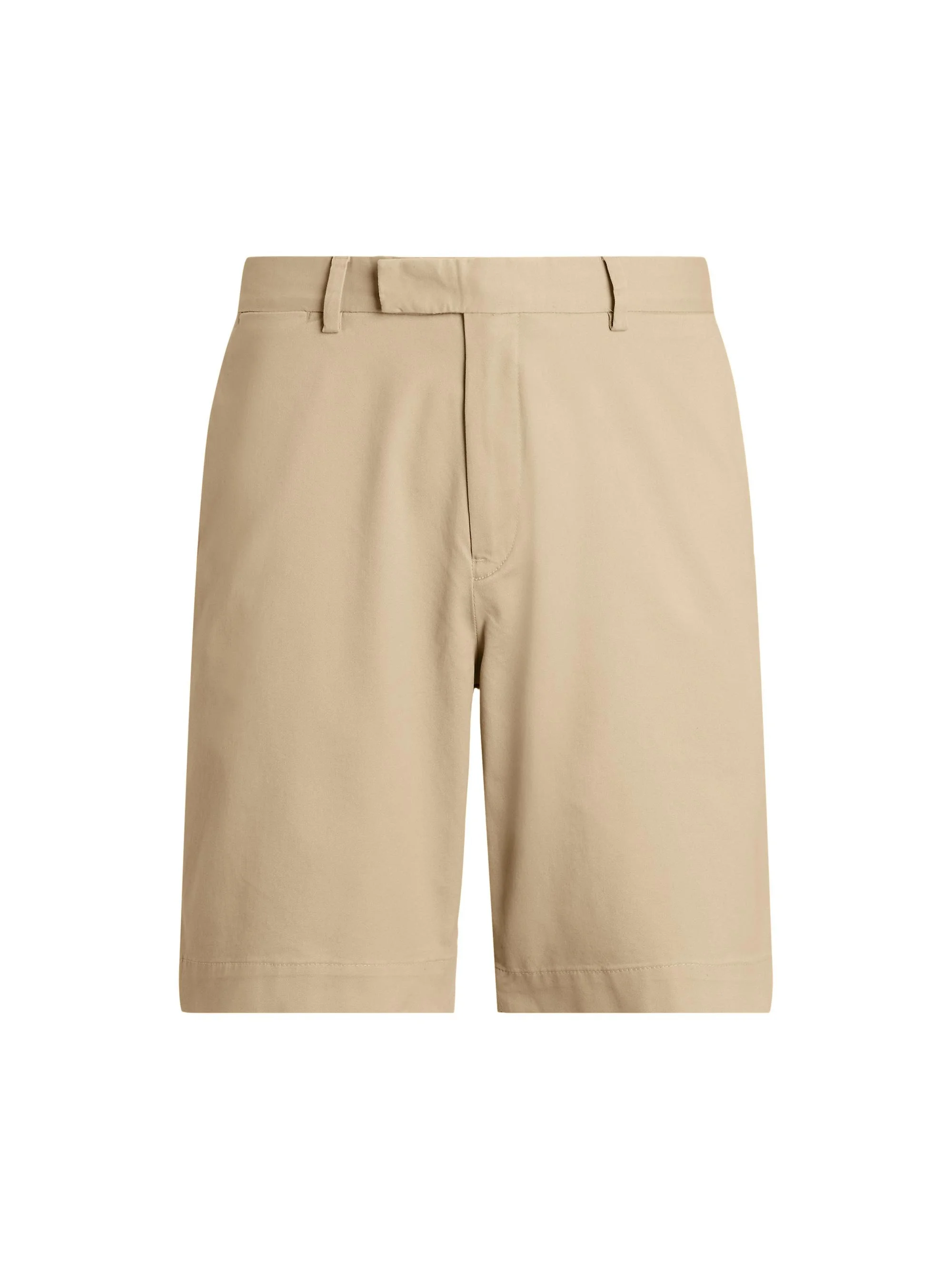 Men's Stretch-Twill Flat-Front Shorts - Classic Khaki - 1