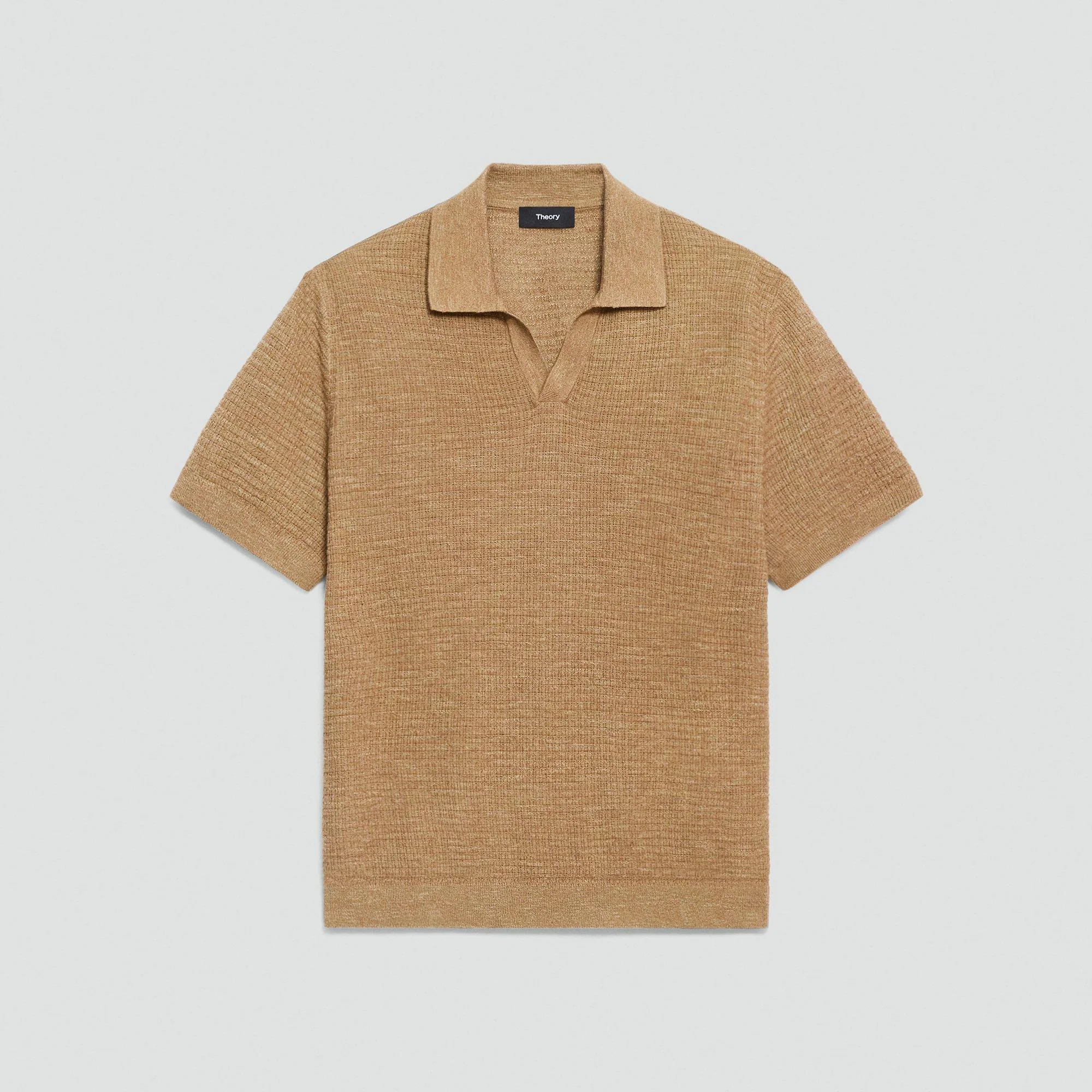 Brenan Polo Shirt in Pacific Linen - 1