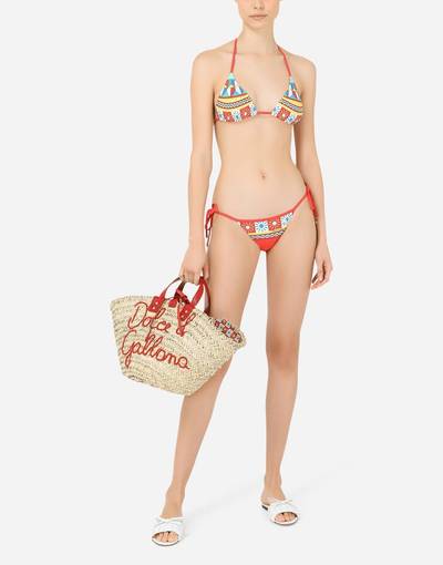 Dolce & Gabbana Carretto-print bikini outlook