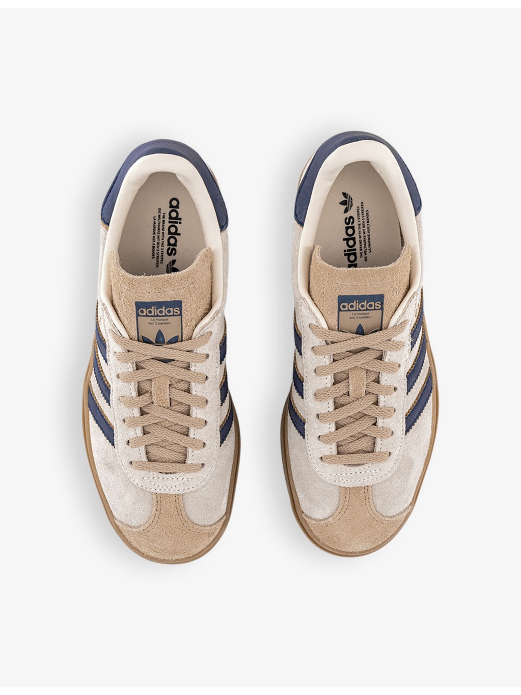 Gazelle Bold brand-stripe suede low-top trainers - 2