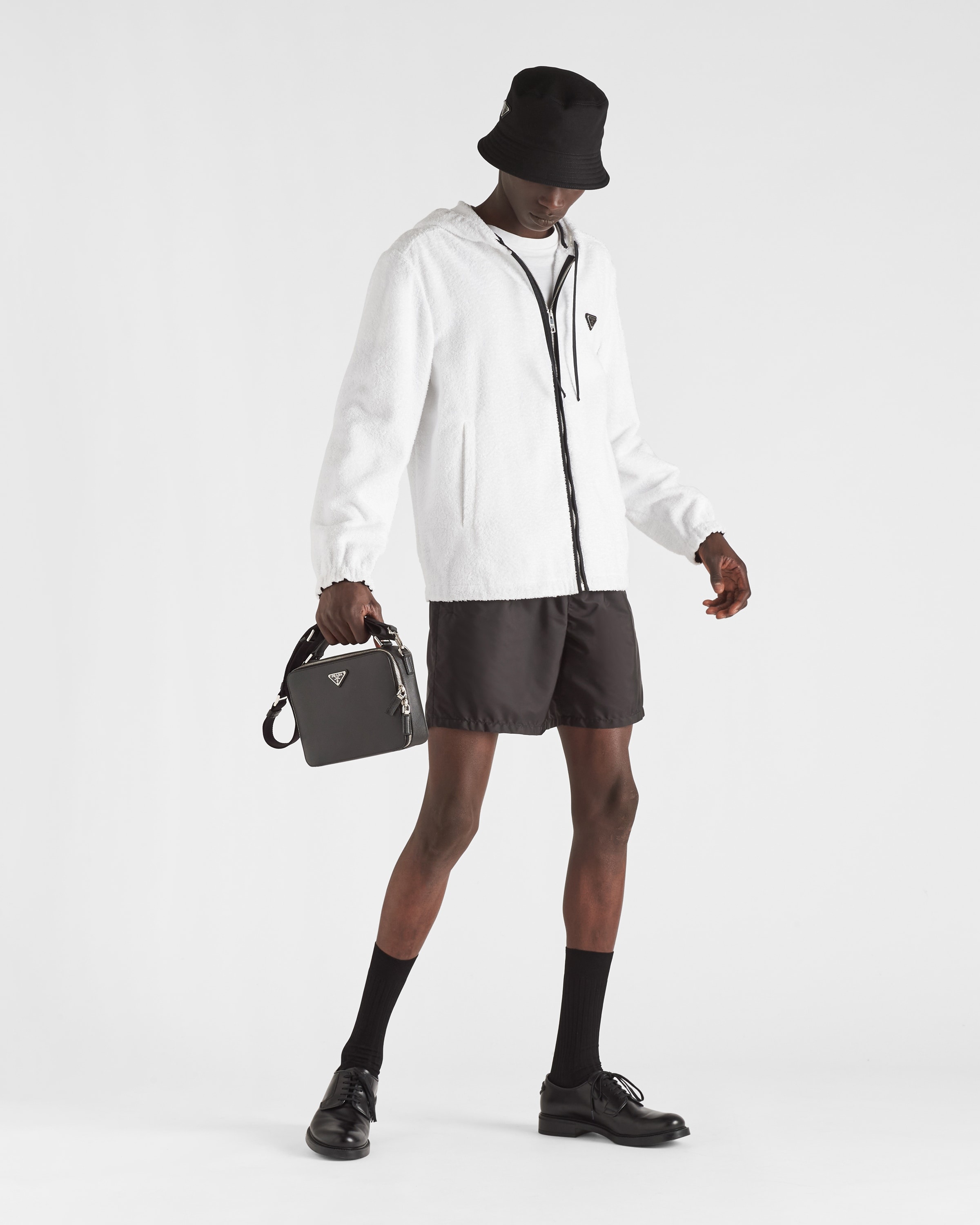 Terrycloth hoodie jacket - 2
