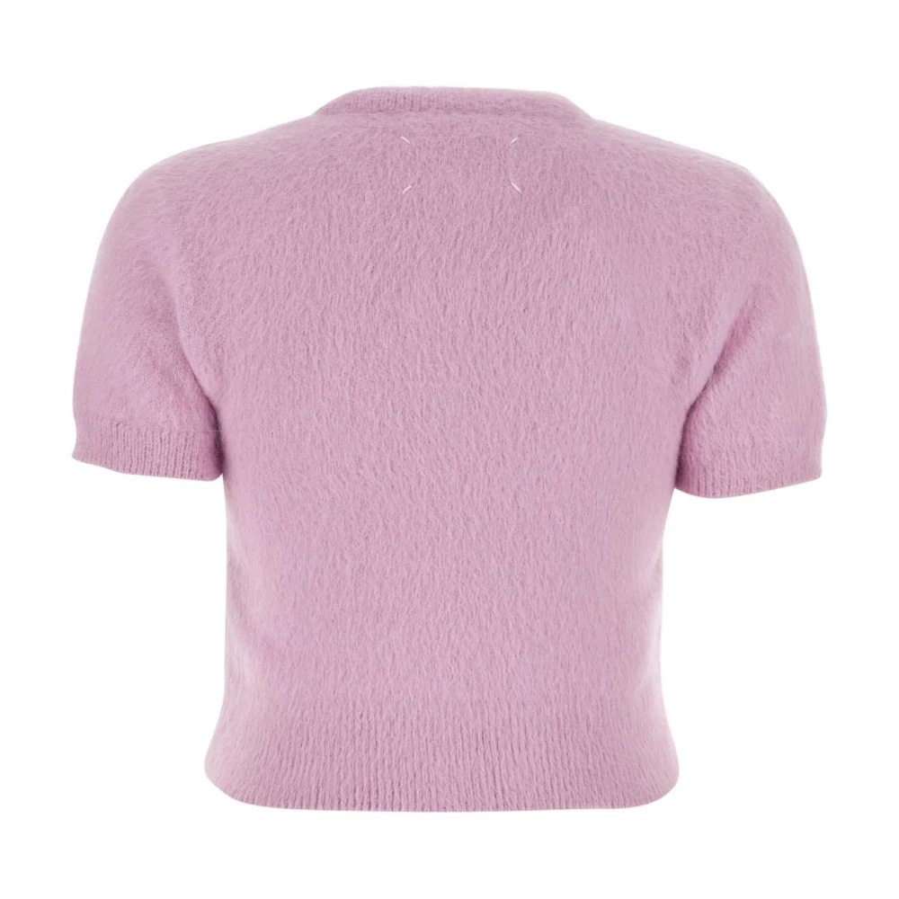 LILAC ANGORA BLEND CARDIGAN - 2