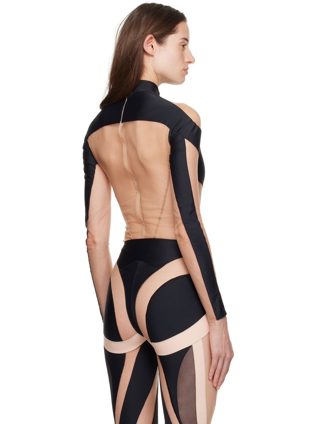 Black Illusion Bodysuit - 3