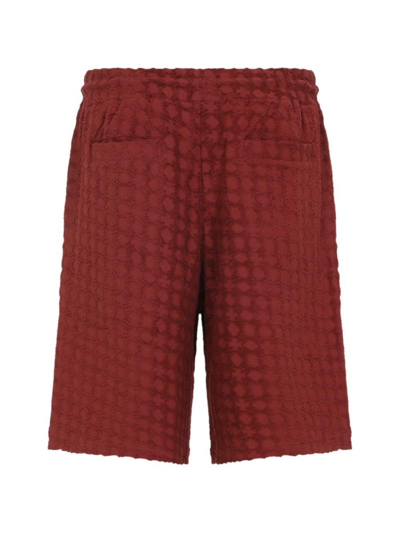 AMIRI textured drawstring shorts outlook